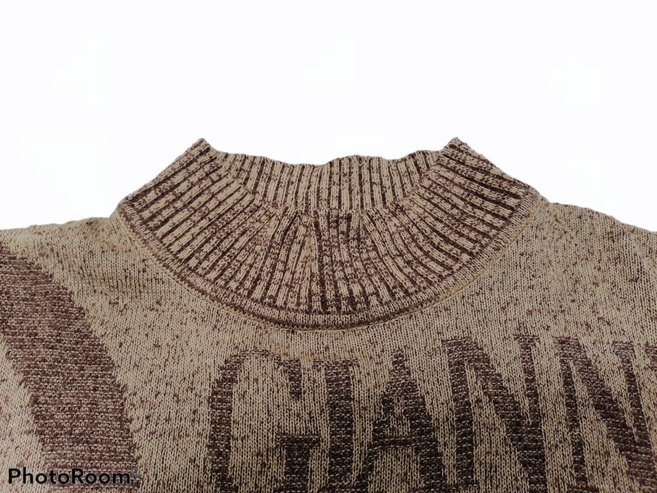 Giovanni Valentino × Vintage Vintage Giavani Valentino Big Logo Knitwear Size US L / EU 52-54 / 3 - 2 Thumbnail