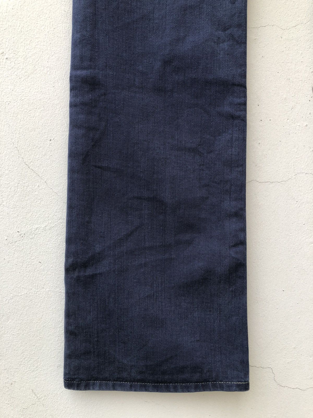 Lee AKIZ Japan X Lee Distressed Indigo Denim Flare Pant Size US 31 - 19 Thumbnail