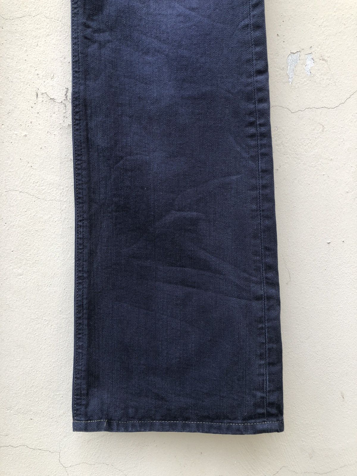 Lee AKIZ Japan X Lee Distressed Indigo Denim Flare Pant Size US 31 - 14 Thumbnail