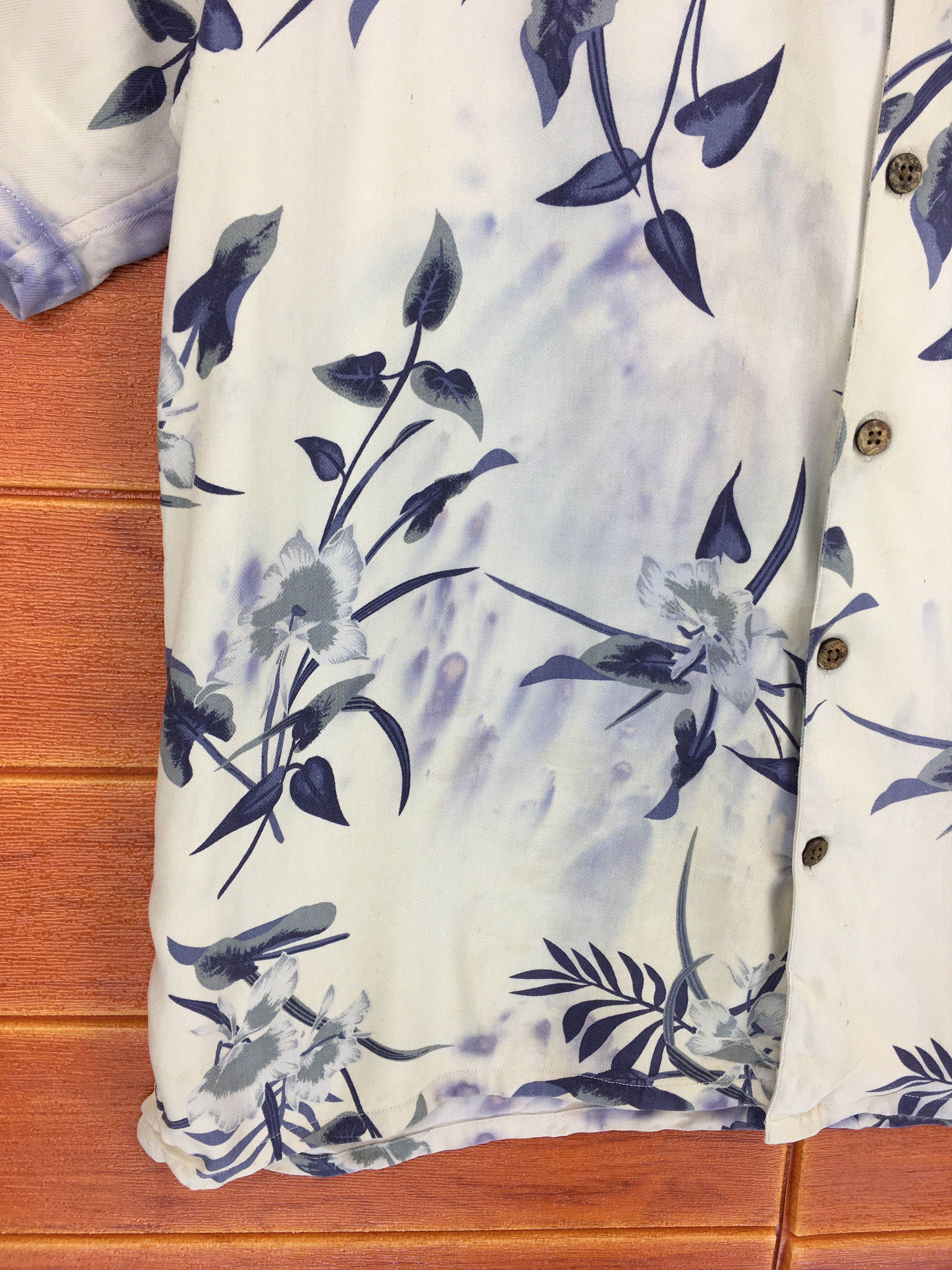 Vintage Vintage PARADISE COVES 100% Silk Asian Floral Size US L / EU 52-54 / 3 - 4 Thumbnail