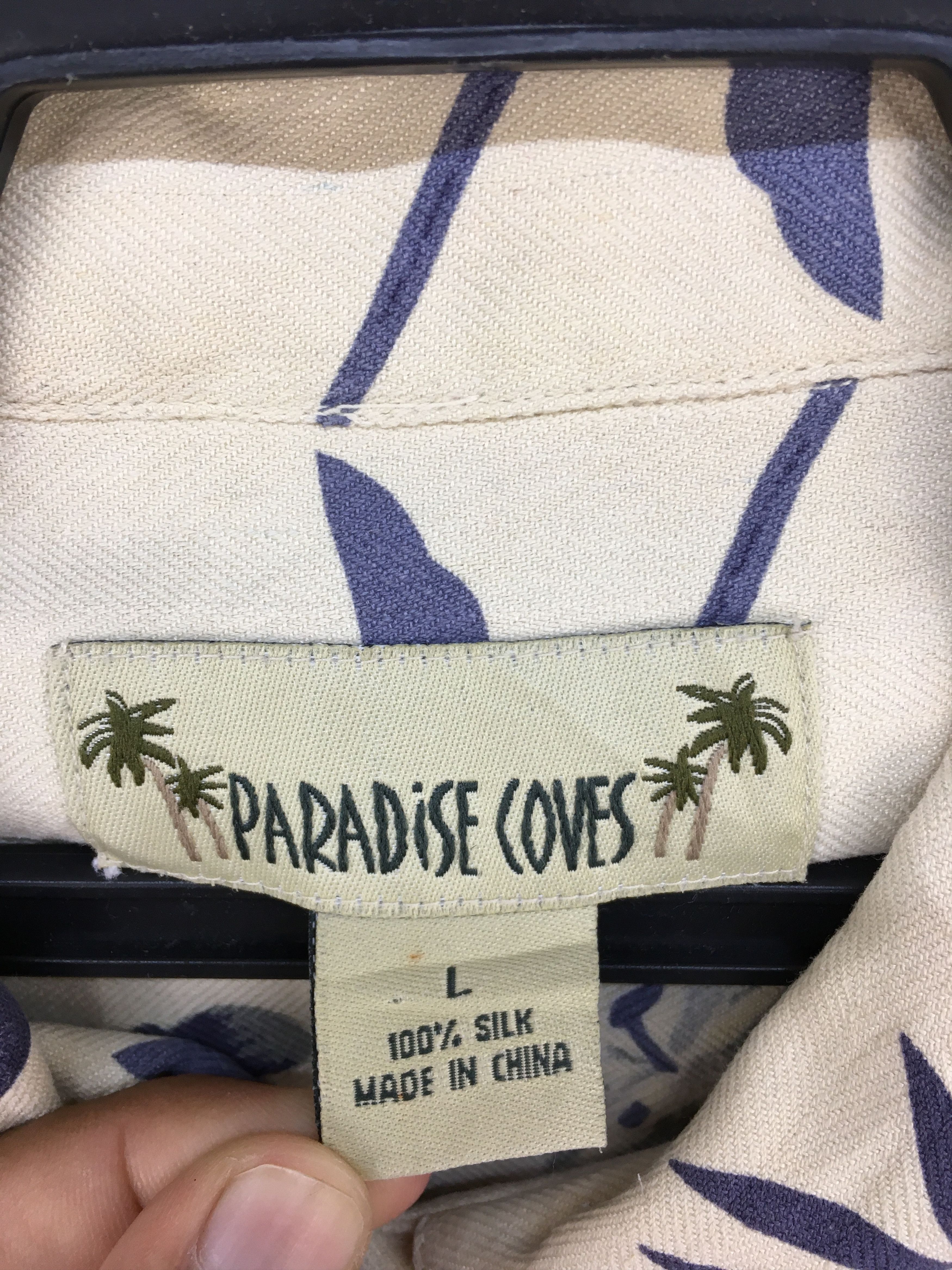 Vintage Vintage PARADISE COVES 100% Silk Asian Floral Size US L / EU 52-54 / 3 - 8 Thumbnail