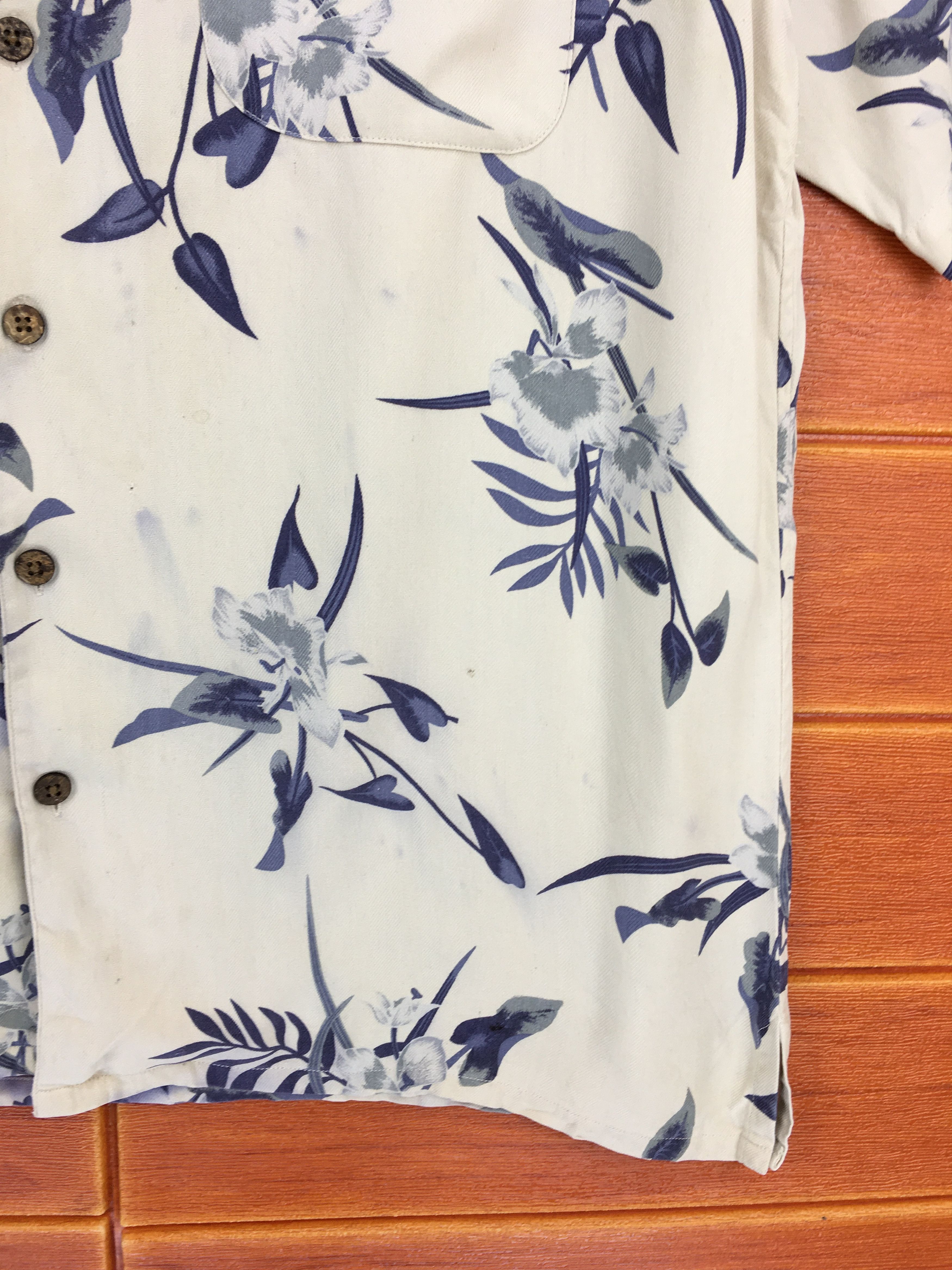 Vintage Vintage PARADISE COVES 100% Silk Asian Floral Size US L / EU 52-54 / 3 - 5 Thumbnail