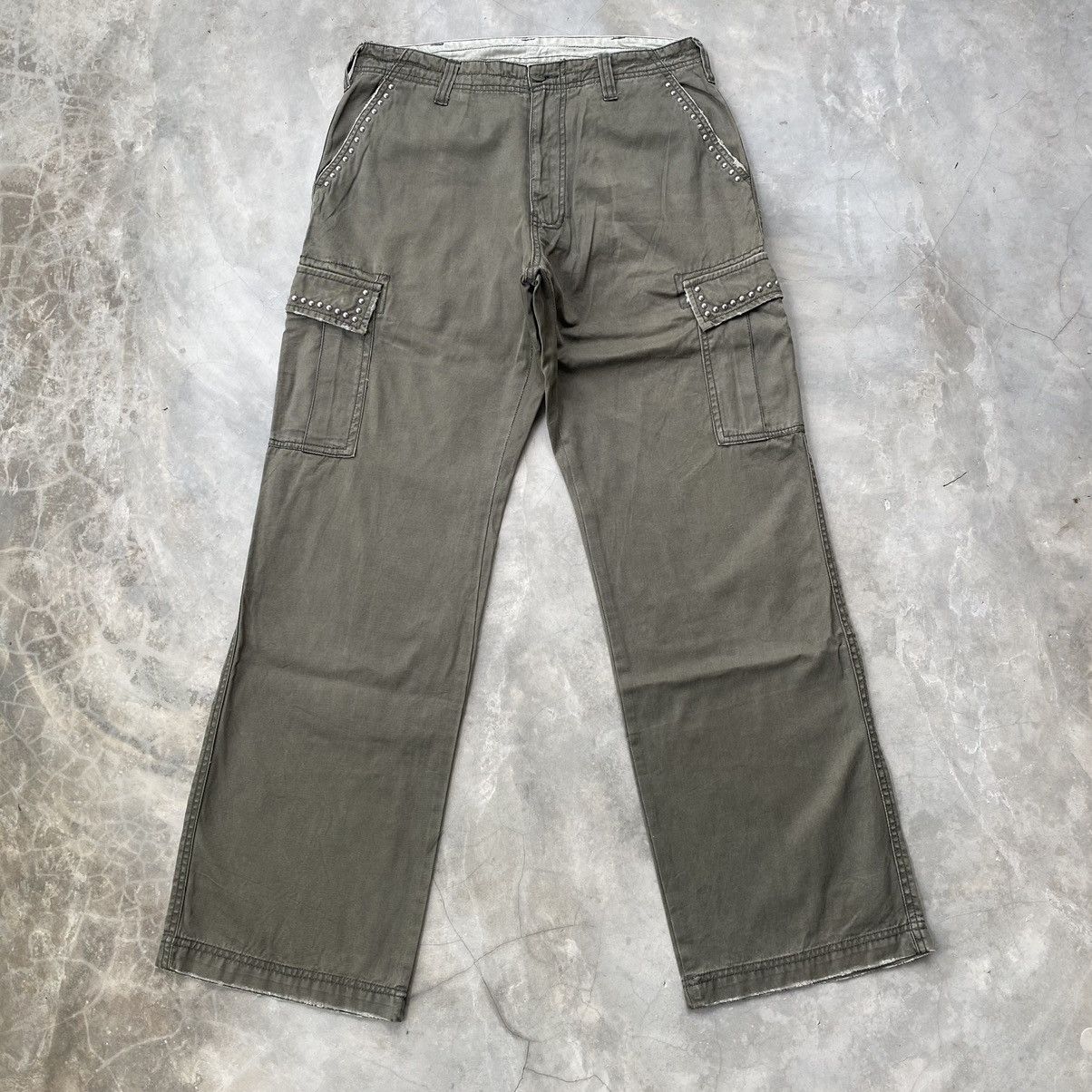 Japanese Brand × Seditionaries Japanese bondage cargo pants multiple pocket spike studded Size US 29 - 1 Thumbnail