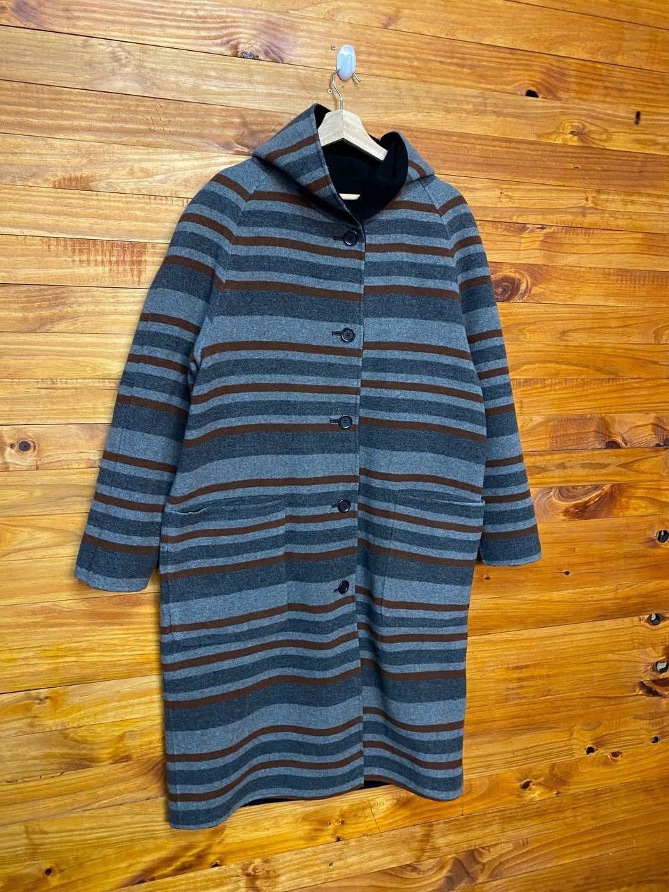 Japanese Brand × Pazzo Pazzo Company Collection Reversible Wool Long Coat Size US S / EU 44-46 / 1 - 2 Thumbnail