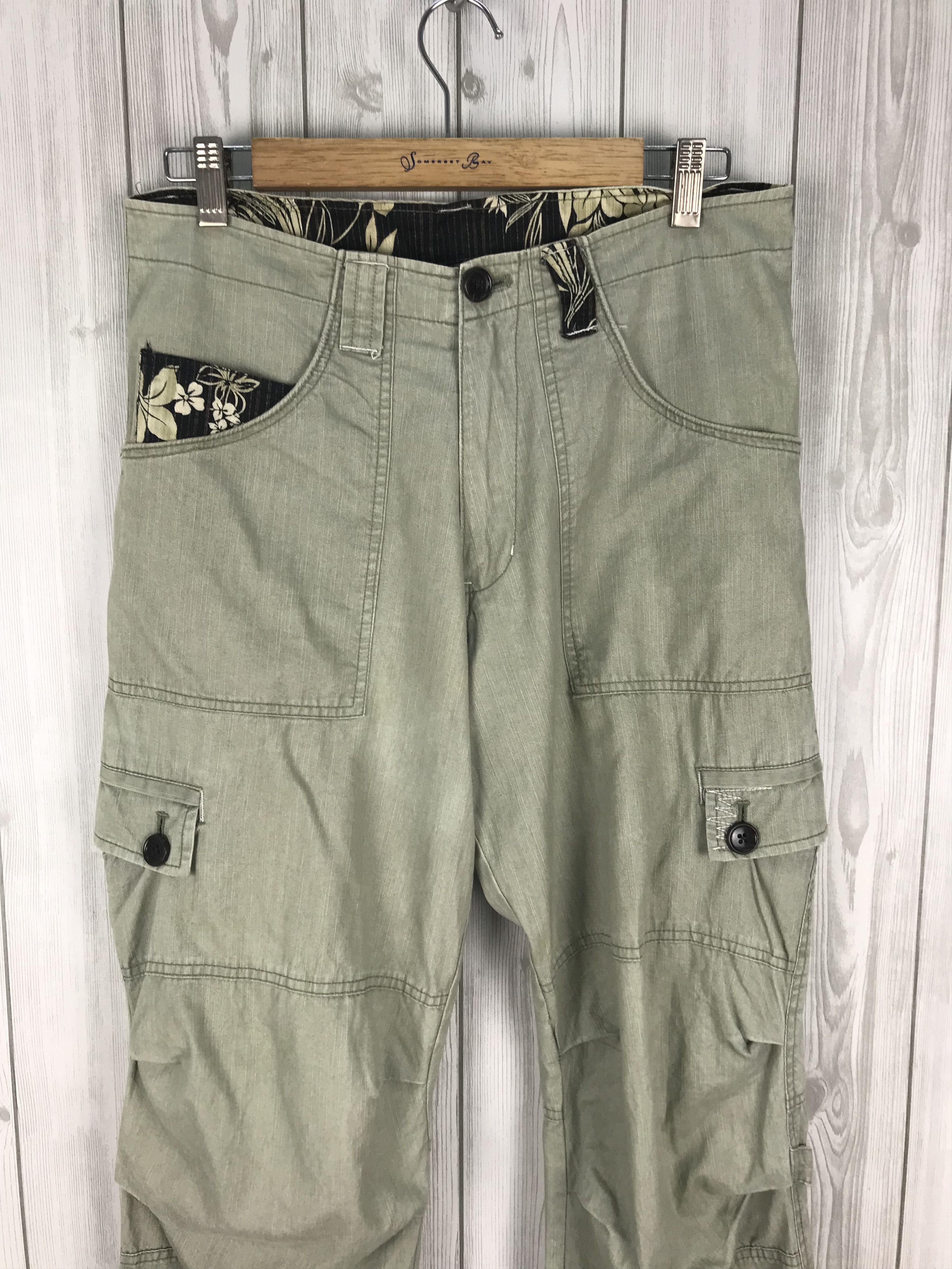 Hysteric Glamour TAKEO KIKUCHI Drawstring Hem Military Cargo Pants Size US 30 / EU 46 - 4 Thumbnail