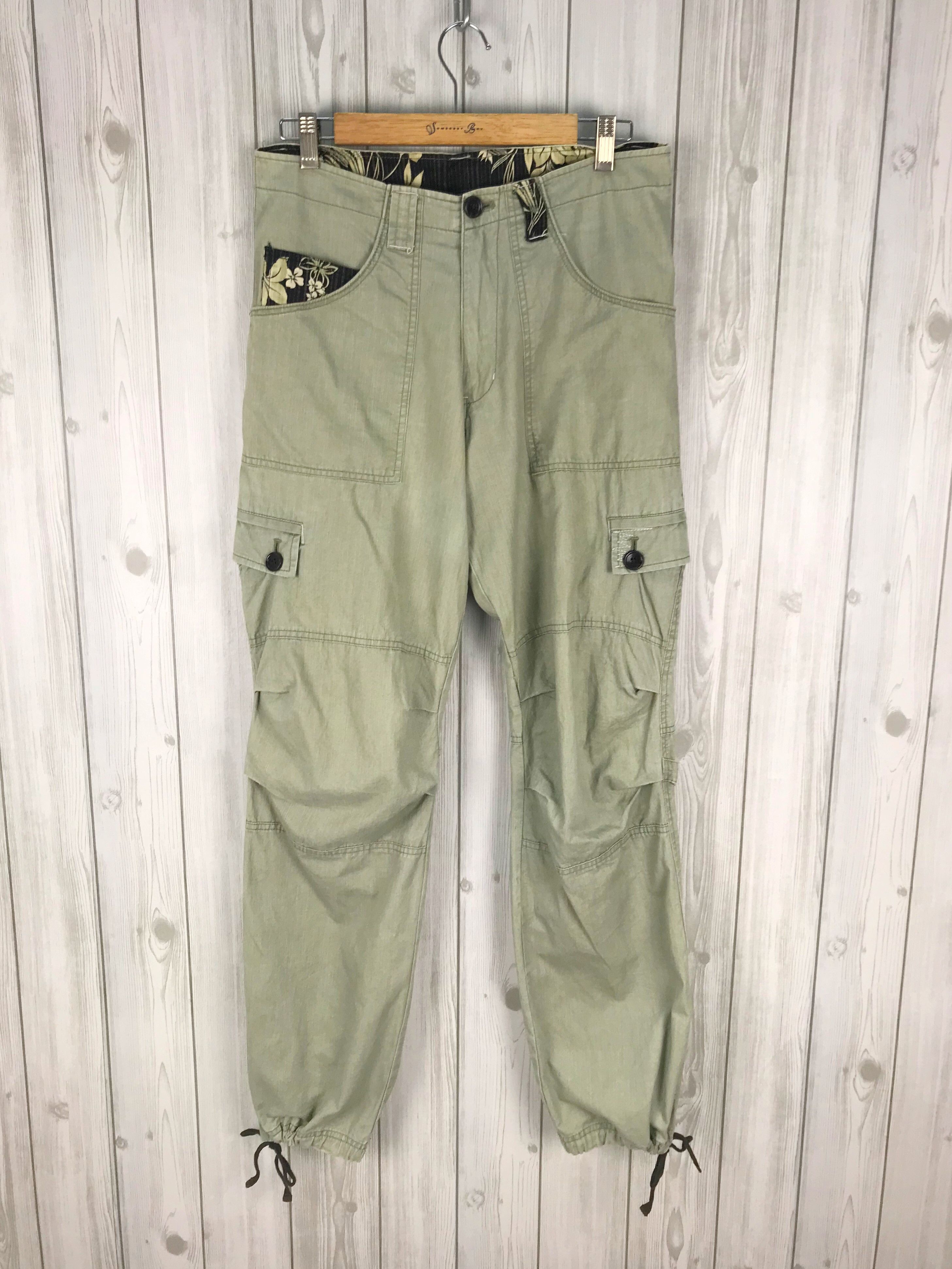 Hysteric Glamour TAKEO KIKUCHI Drawstring Hem Military Cargo Pants Size US 30 / EU 46 - 2 Thumbnail