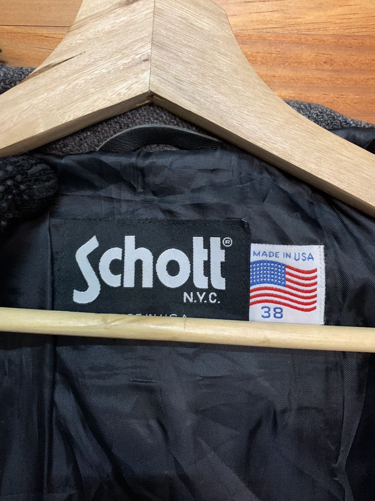 Vintage 70s Schott Wool Duffel Coat Made In USA