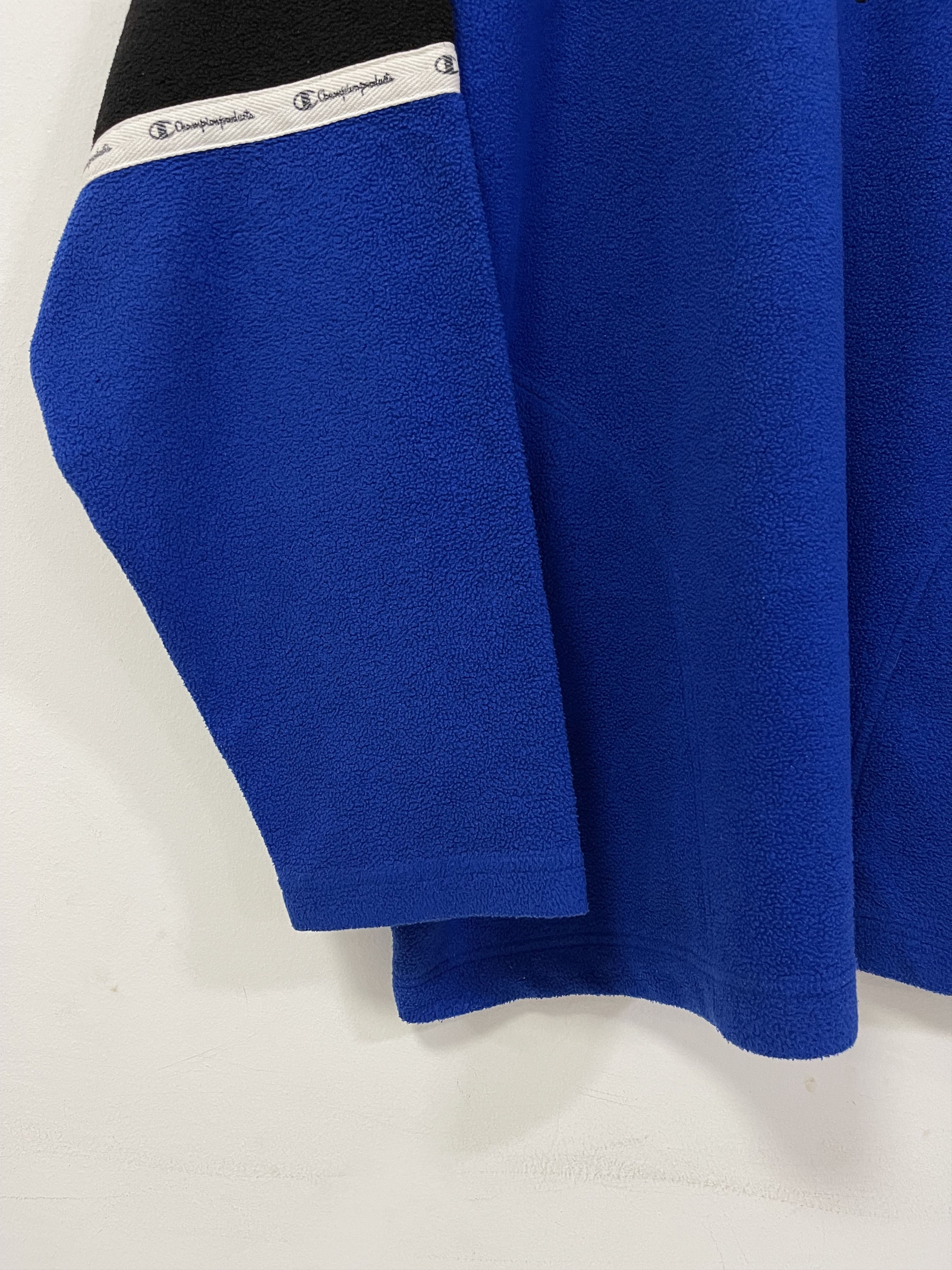 Champion × Vintage Vintage Champion Script Colourblok Half Zip Sweatshirt Size US XL / EU 56 / 4 - 8 Thumbnail