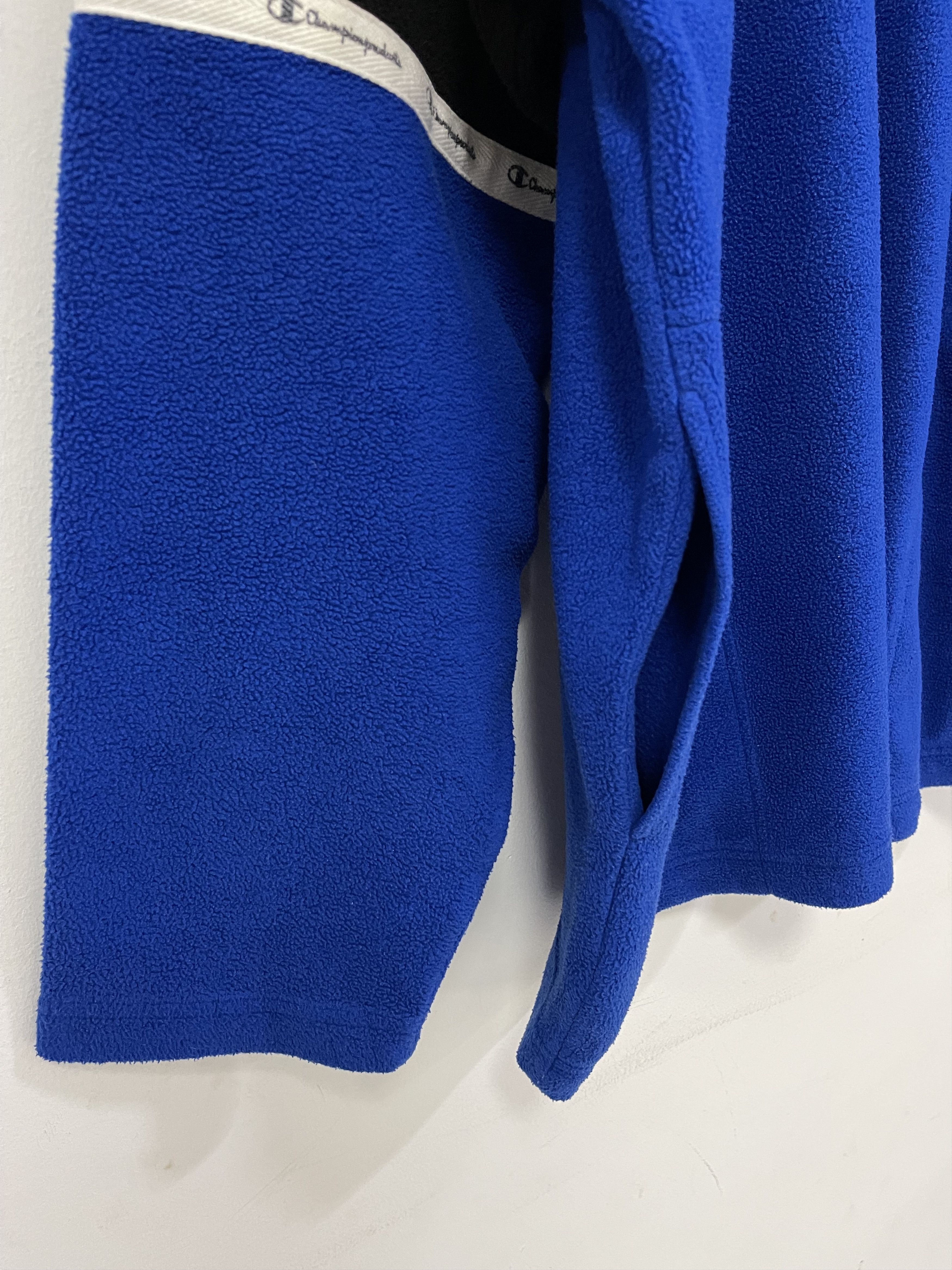 Champion × Vintage Vintage Champion Script Colourblok Half Zip Sweatshirt Size US XL / EU 56 / 4 - 10 Thumbnail