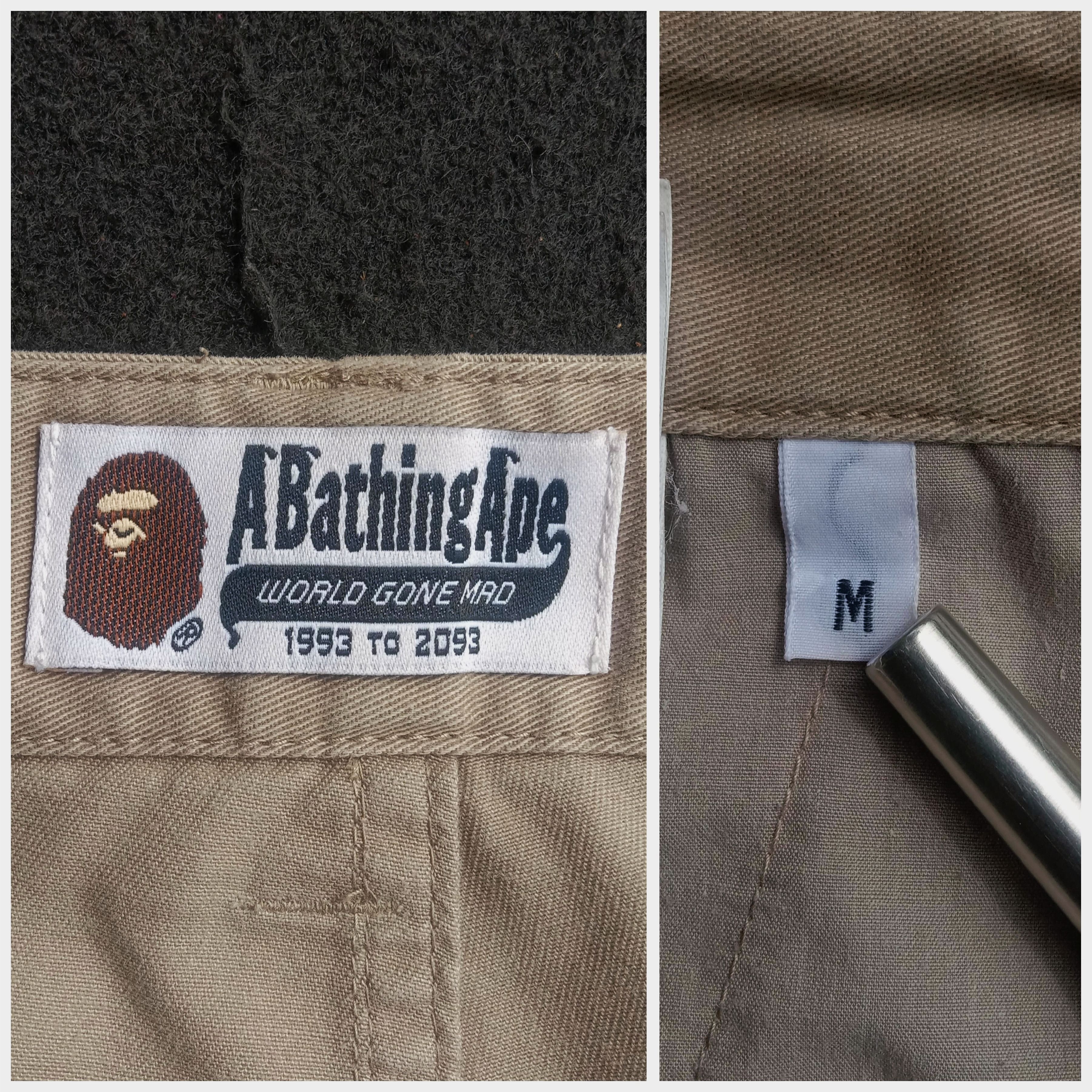 Bape 2012 Baby Milo Multi Embroidery Chino Shorts Size US 33 - 5 Thumbnail