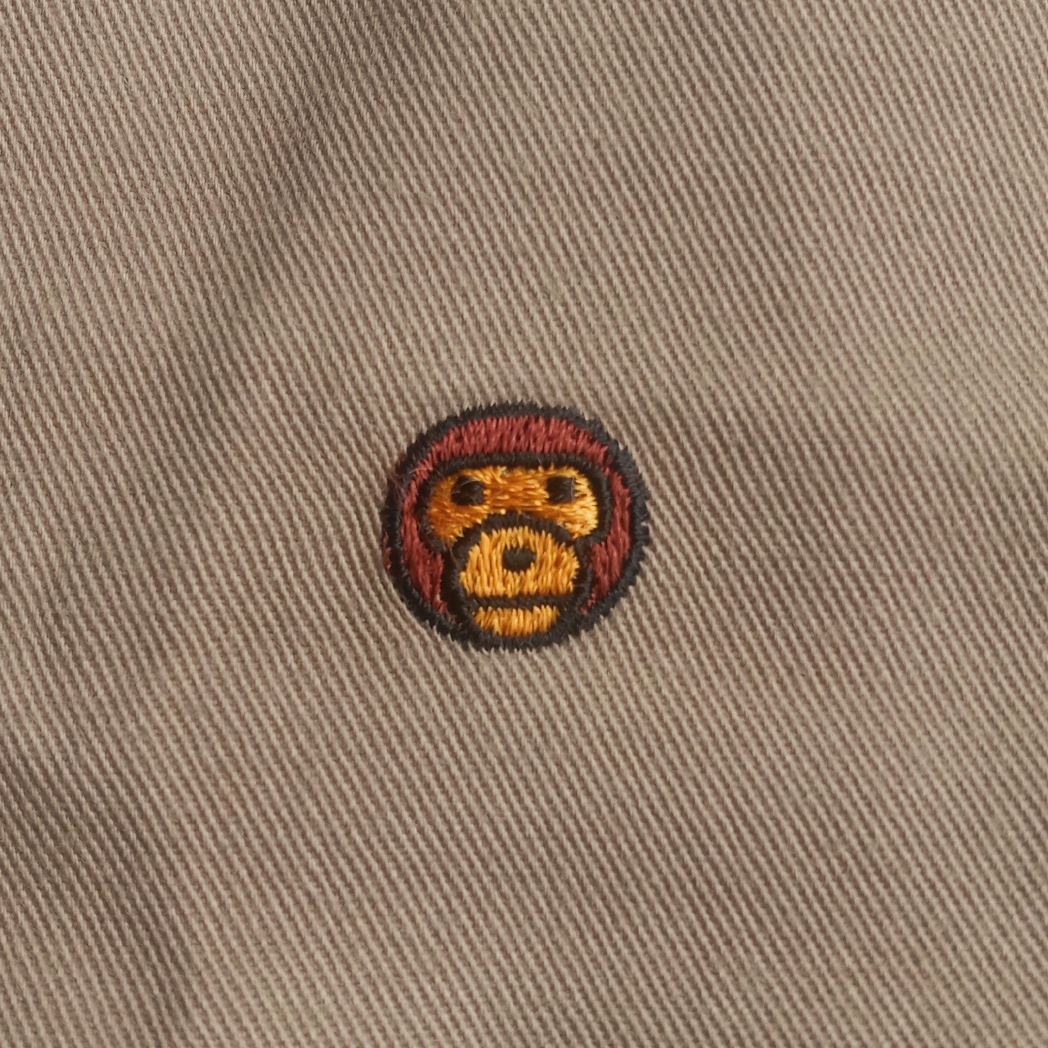 Bape 2012 Baby Milo Multi Embroidery Chino Shorts Size US 33 - 2 Thumbnail