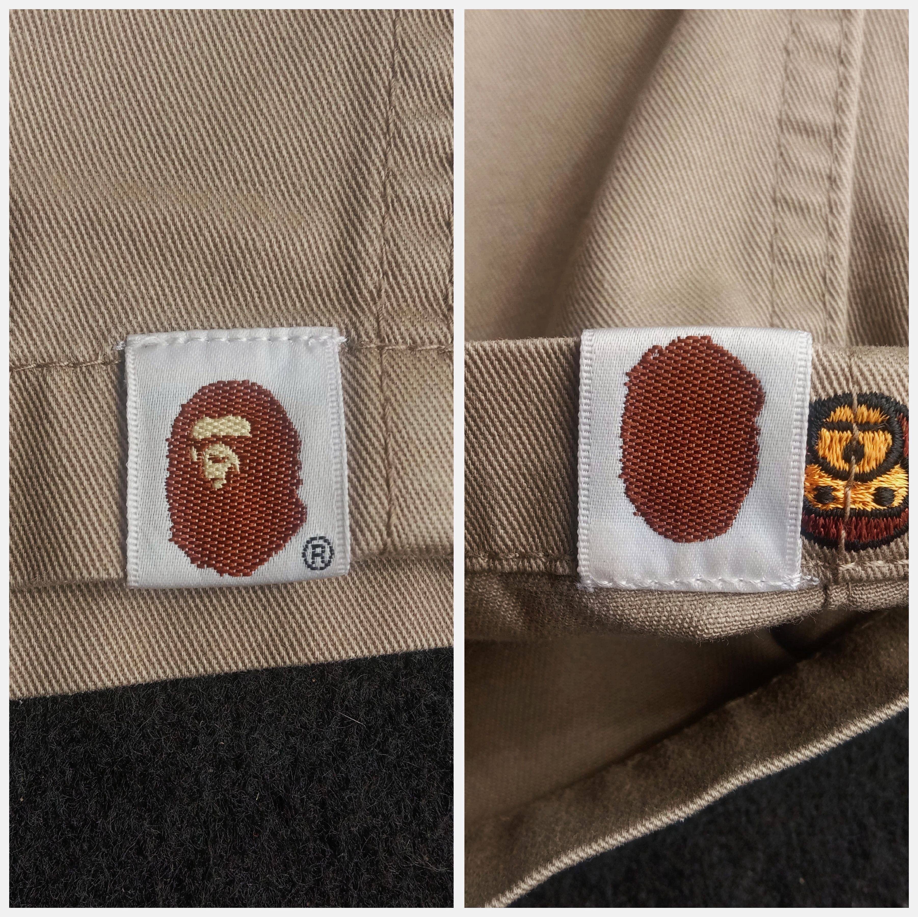 Bape 2012 Baby Milo Multi Embroidery Chino Shorts Size US 33 - 4 Thumbnail