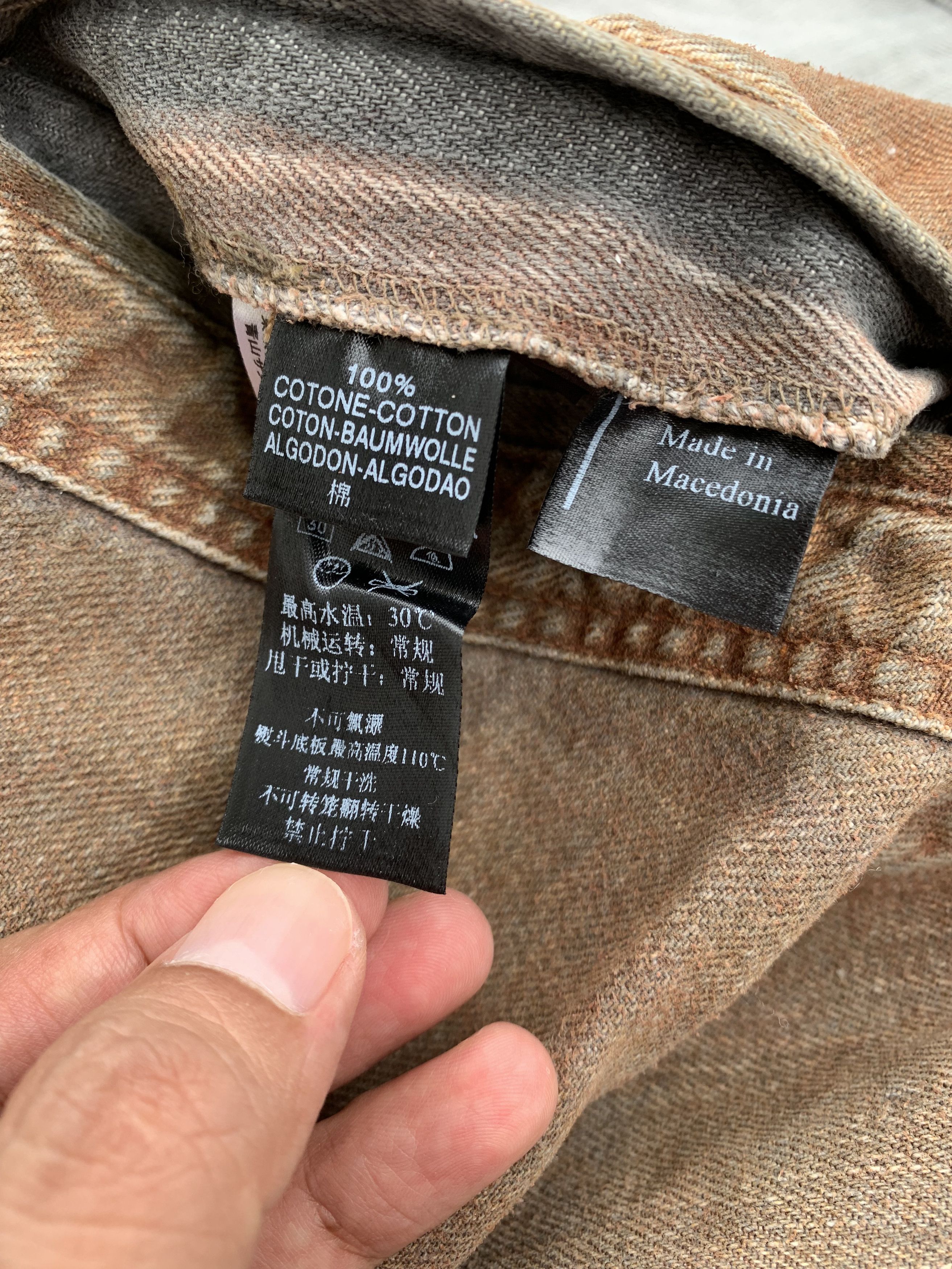 Ermenegildo Zegna Z Zegna Rusted Denim Jacket Size US L / EU 52-54 / 3 - 15 Thumbnail