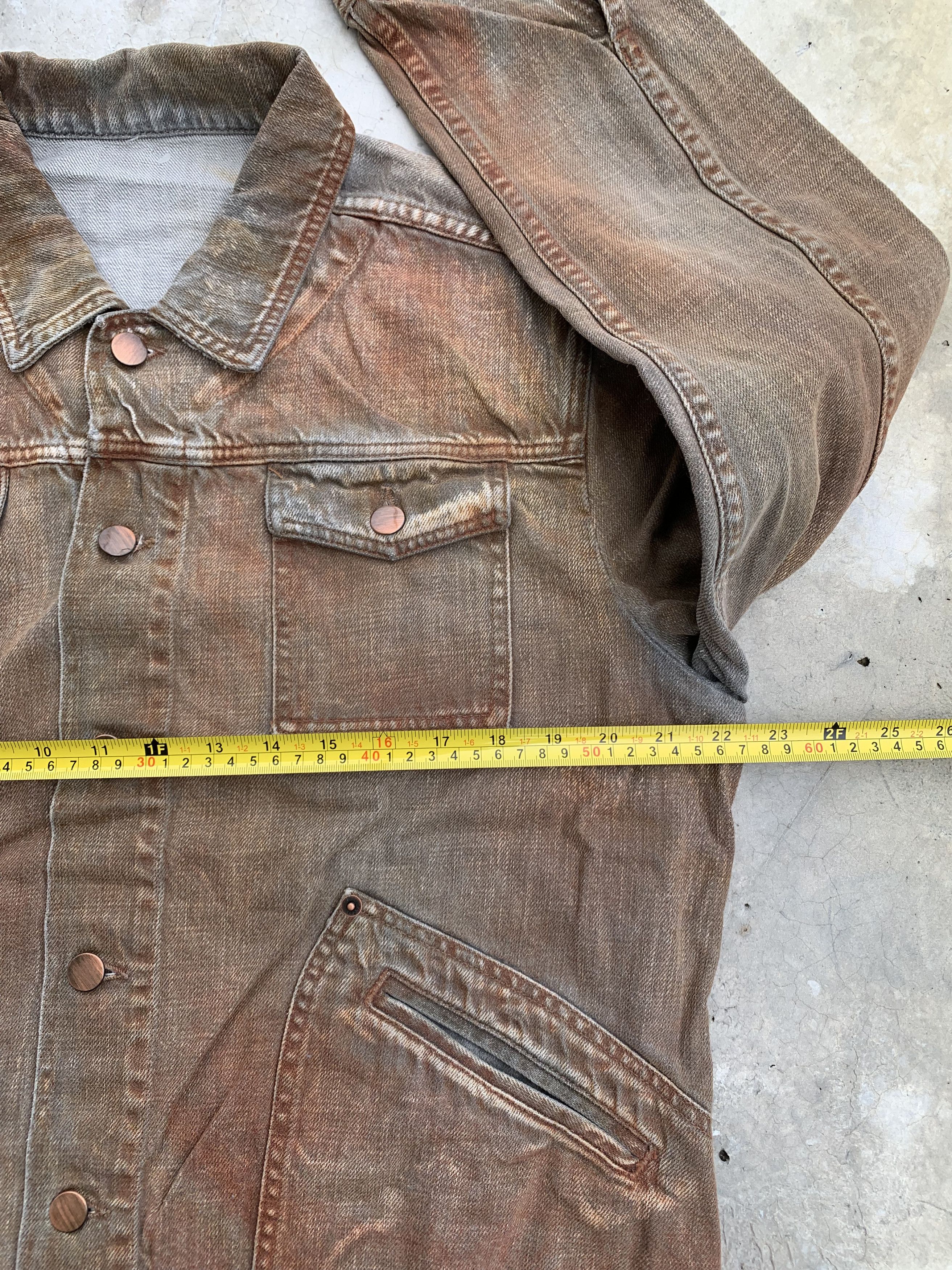 Ermenegildo Zegna Z Zegna Rusted Denim Jacket Size US L / EU 52-54 / 3 - 10 Thumbnail