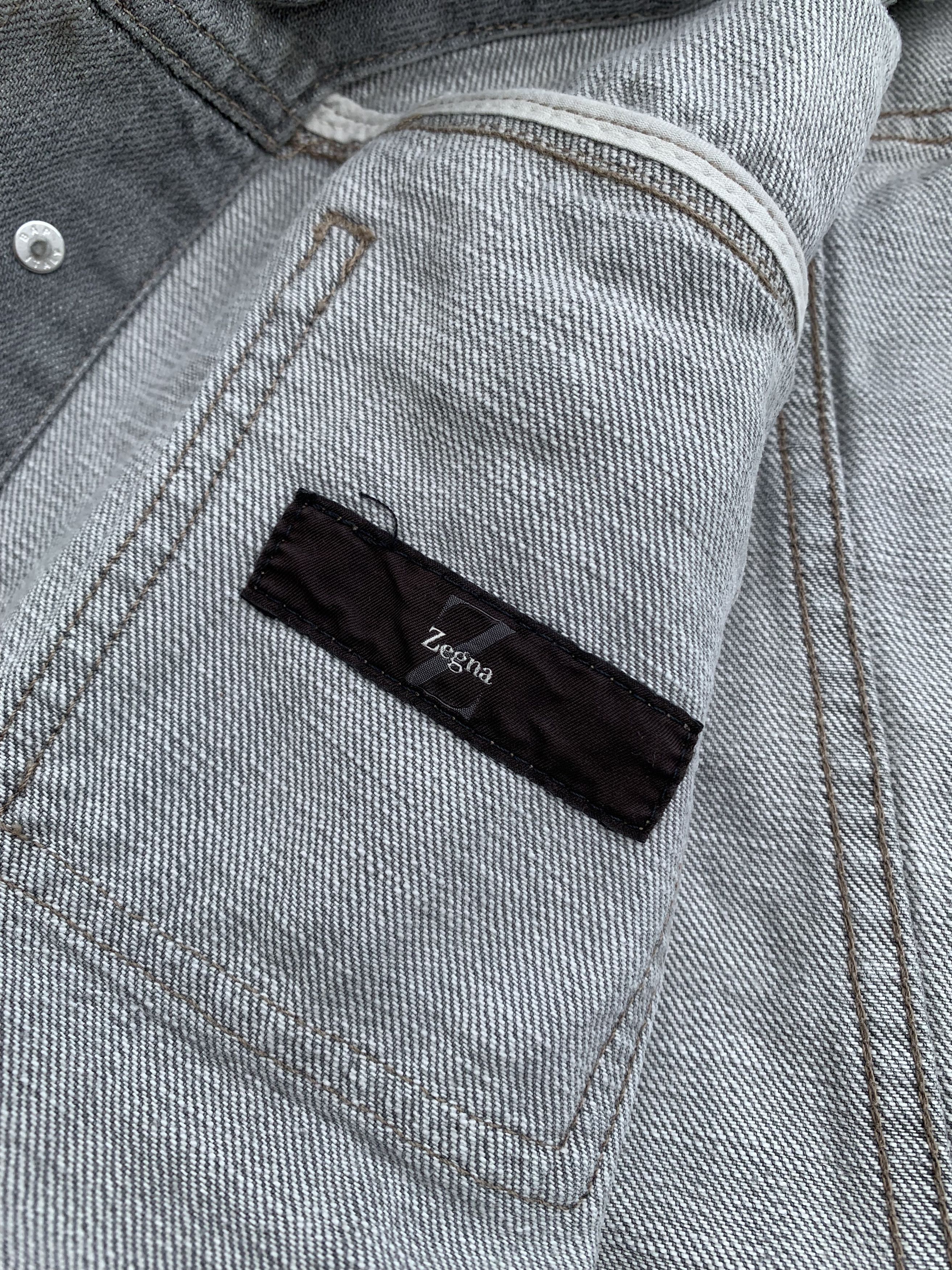 Ermenegildo Zegna Z Zegna Rusted Denim Jacket Size US L / EU 52-54 / 3 - 13 Thumbnail
