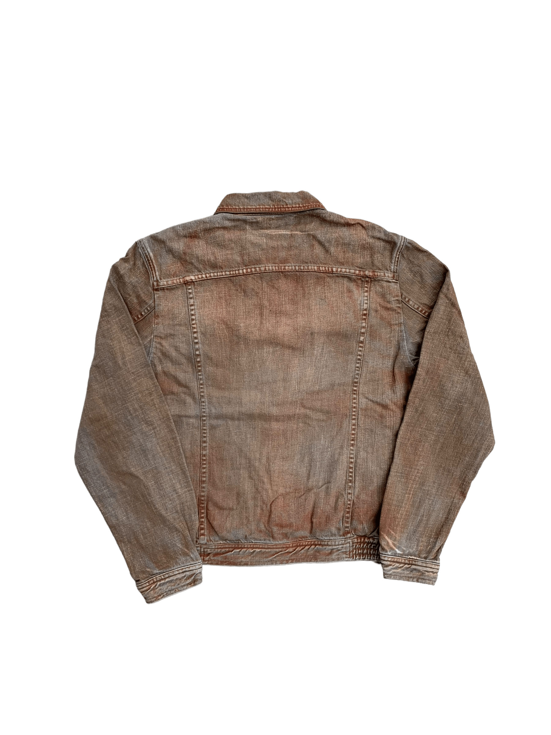 Ermenegildo Zegna Z Zegna Rusted Denim Jacket Size US L / EU 52-54 / 3 - 2 Thumbnail