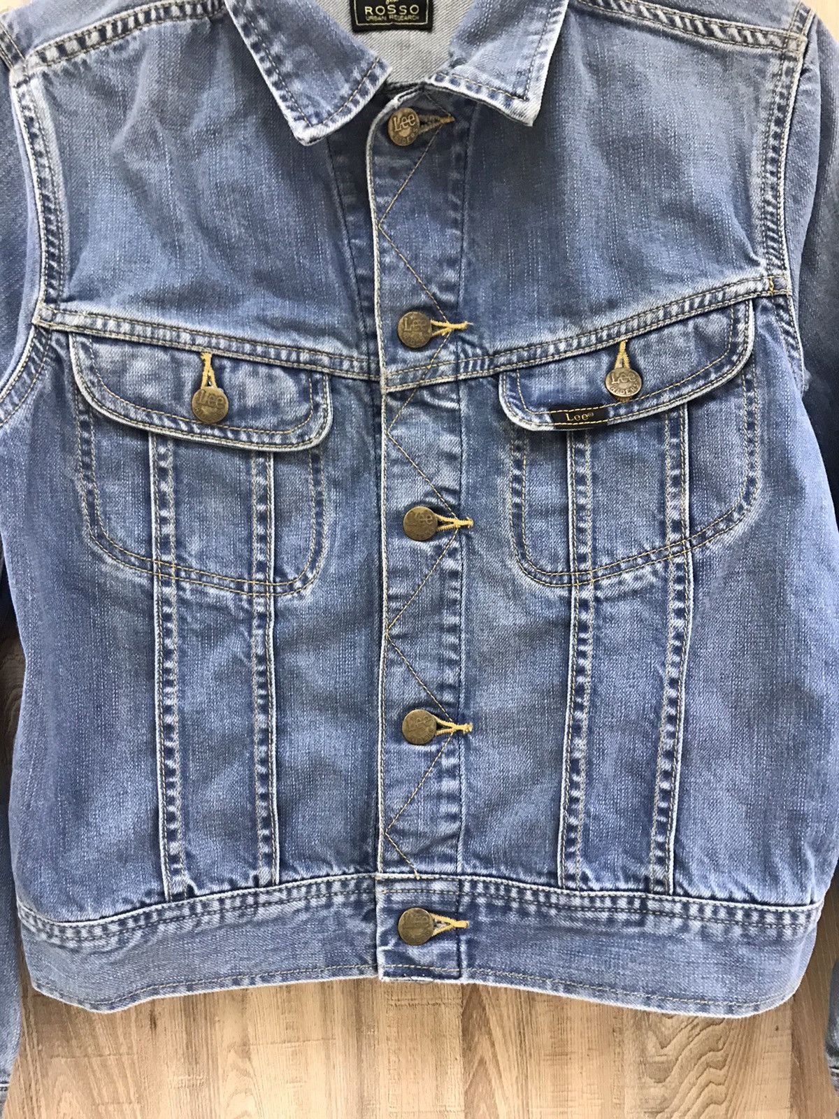Lee Vintage 🔥 Lee Urban Research Rosso Denim Jacket Size M / US 6-8 / IT 42-44 - 4 Thumbnail