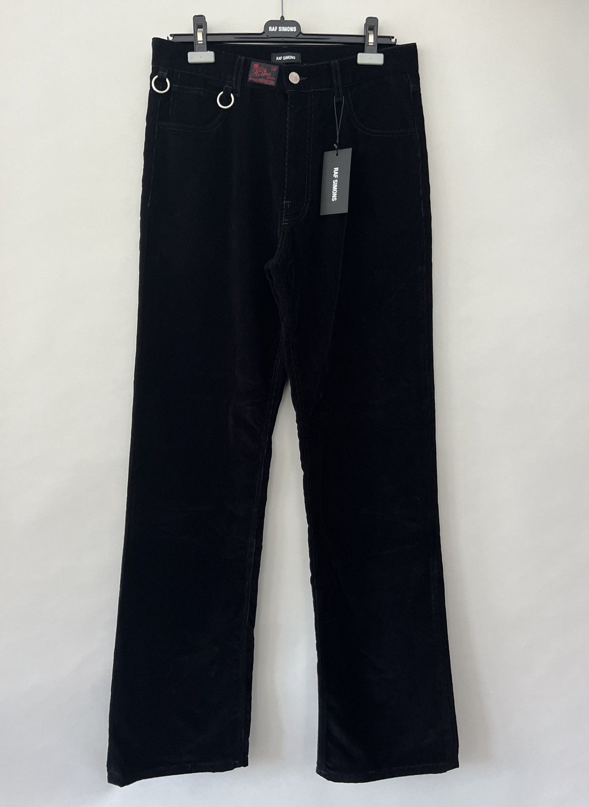 Raf Simons Black Heroes & Losers Relaxed Fit Trousers with 2 rings Size US 29 - 5 Thumbnail