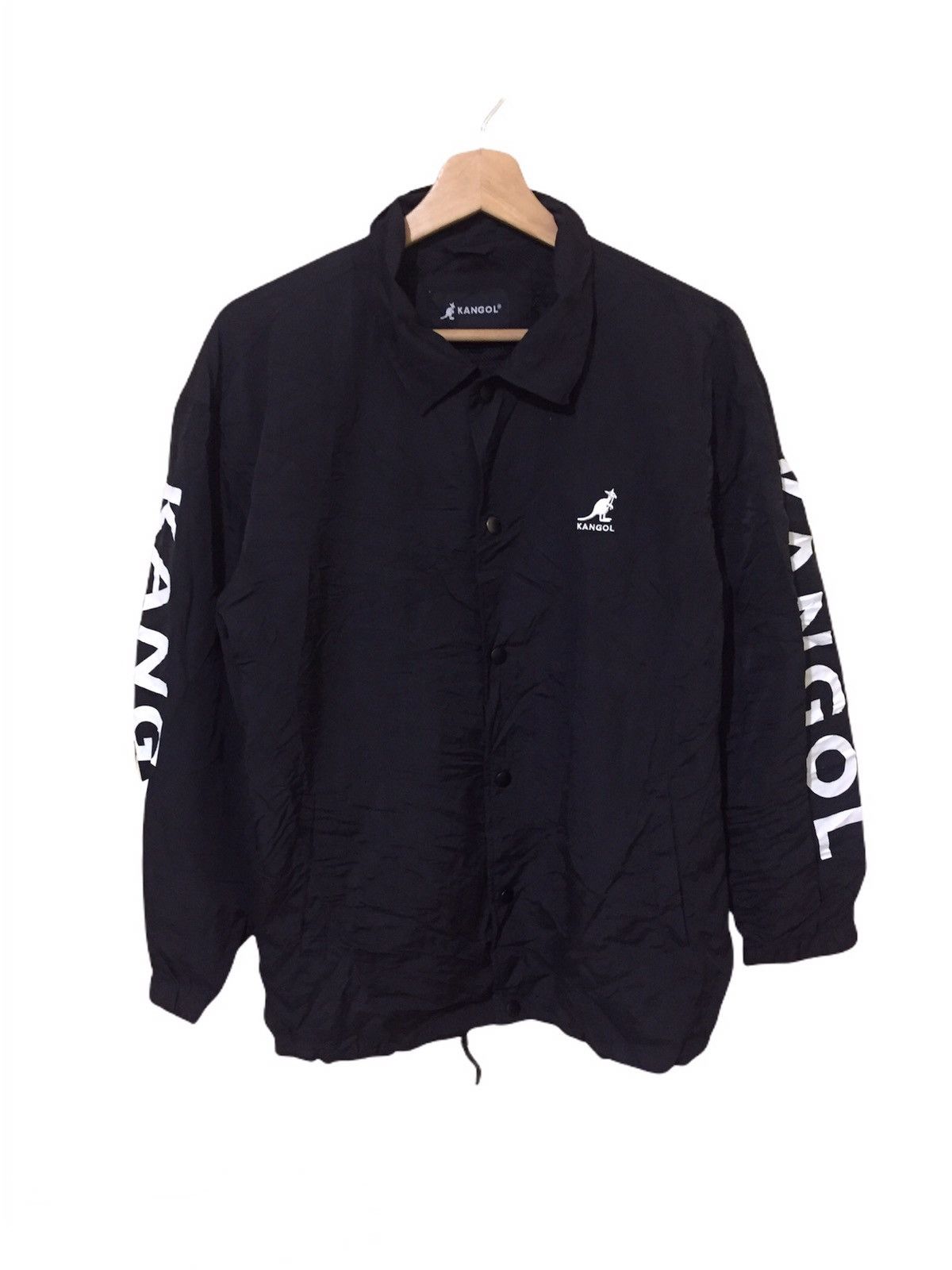 Japanese Brand Vintage 90’s Kangol pullover Jacket Full Print Size US M / EU 48-50 / 2 - 1 Thumbnail