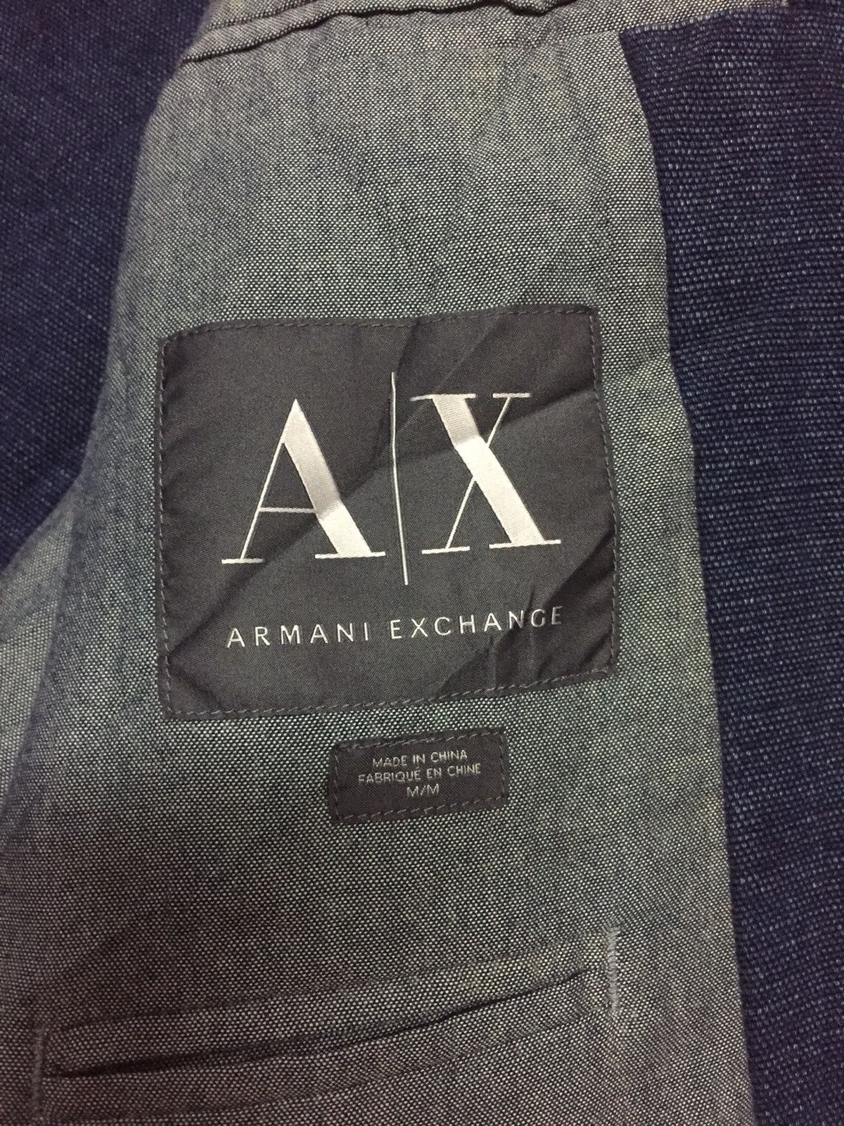 Armani Exchange × Denime × Japanese Brand Armani Exchange Denim Jacket 90’s Size US M / EU 48-50 / 2 - 3 Thumbnail