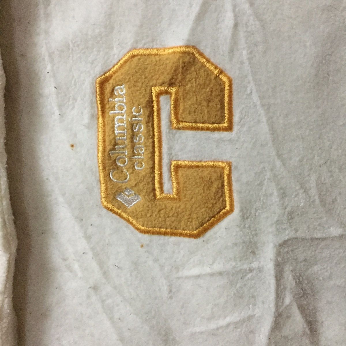 Columbia × Japanese Brand Vintage 90’s Fleece Columbia Hoodie Varsity Design Size US M / EU 48-50 / 2 - 3 Thumbnail
