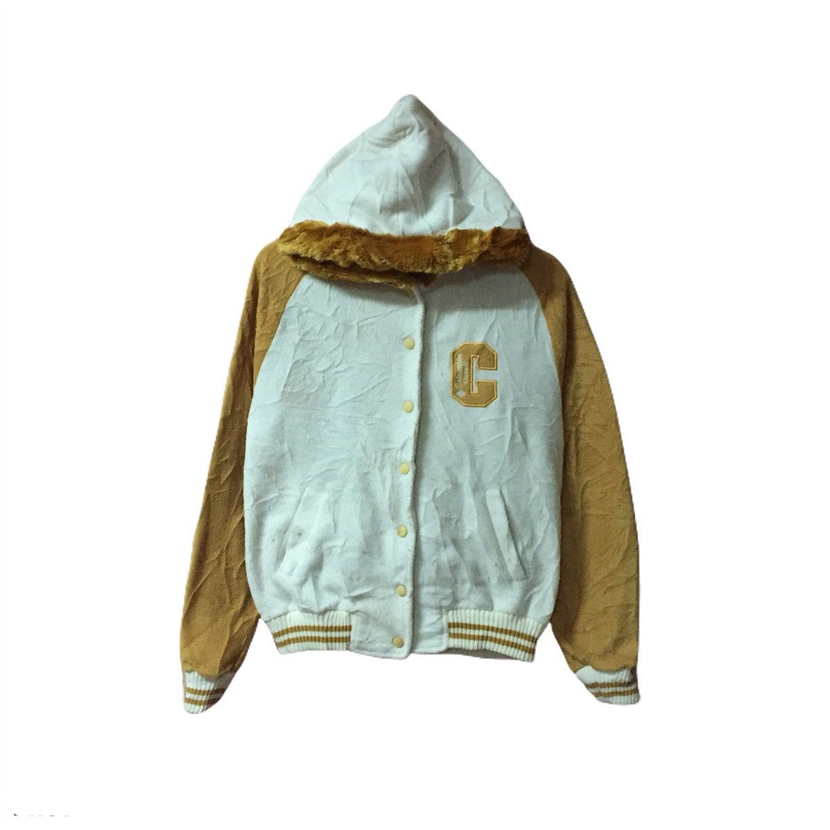 Columbia × Japanese Brand Vintage 90’s Fleece Columbia Hoodie Varsity Design Size US M / EU 48-50 / 2 - 1 Thumbnail