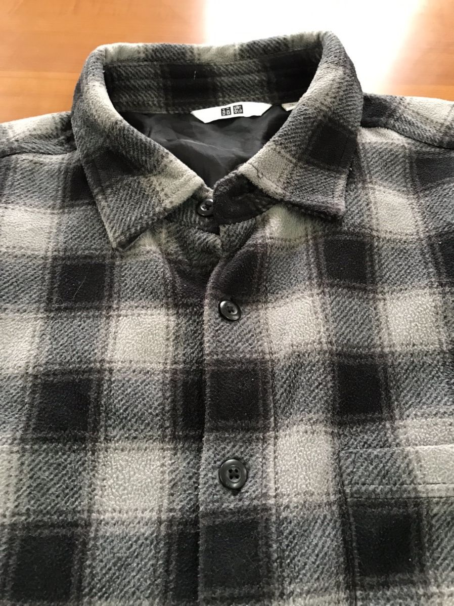 Flannel Uniqlo Fleece Flannel Shirt Size US L / EU 52-54 / 3 - 8 Thumbnail