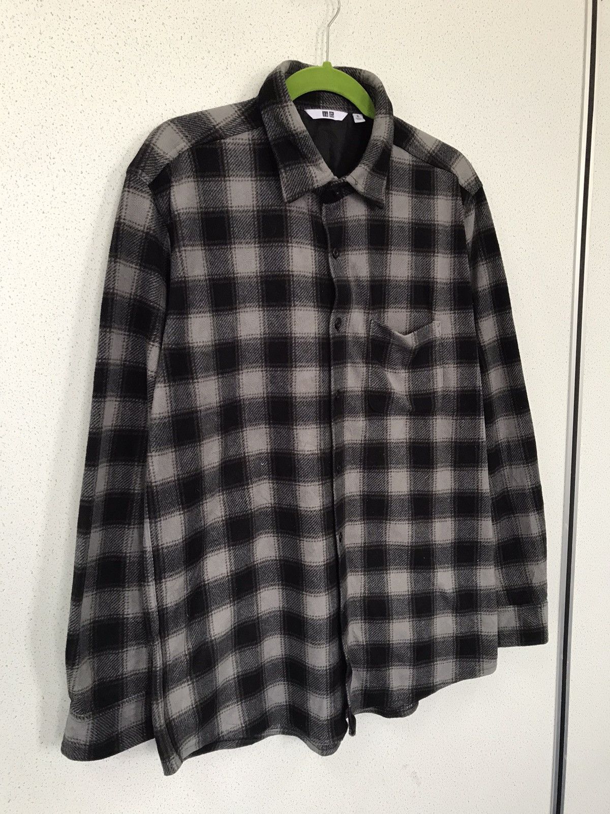 Flannel Uniqlo Fleece Flannel Shirt Size US L / EU 52-54 / 3 - 3 Thumbnail
