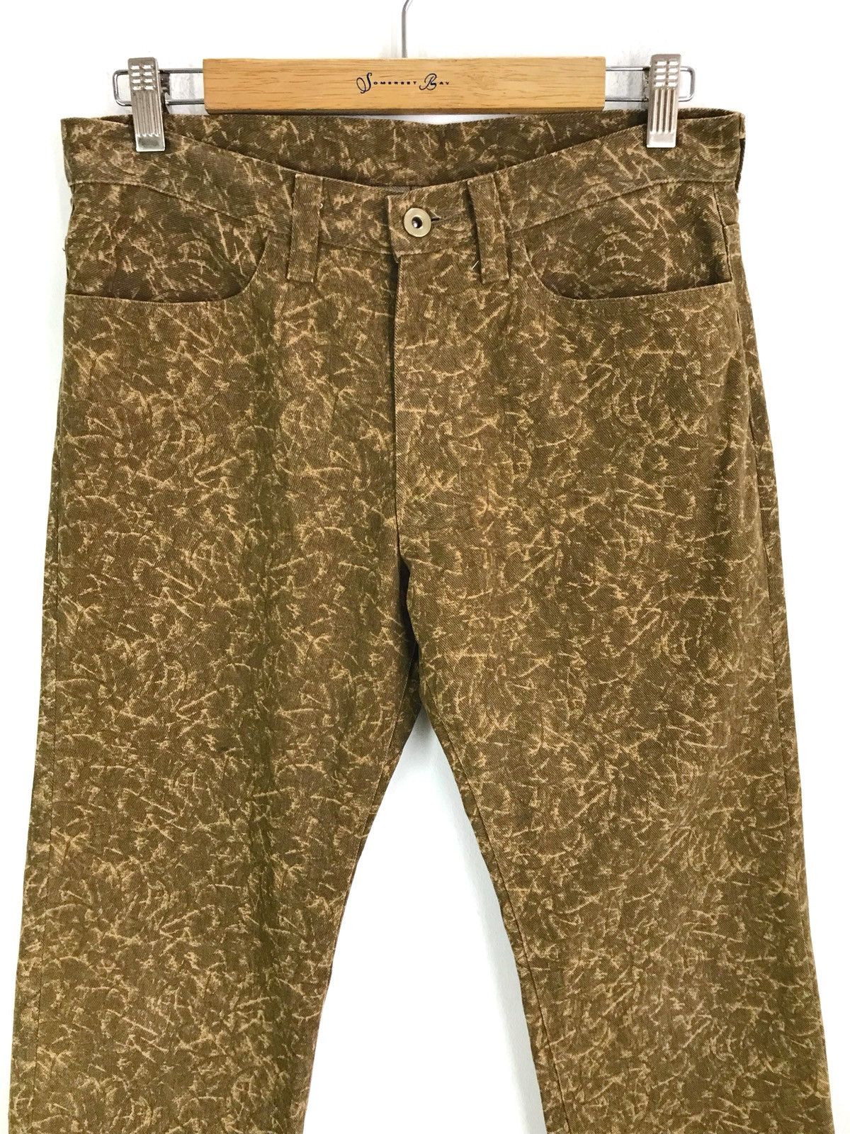 Japanese Brand Japanese Brand Japan Abstract Camouflage Denim Pants Size US 31 - 2 Thumbnail