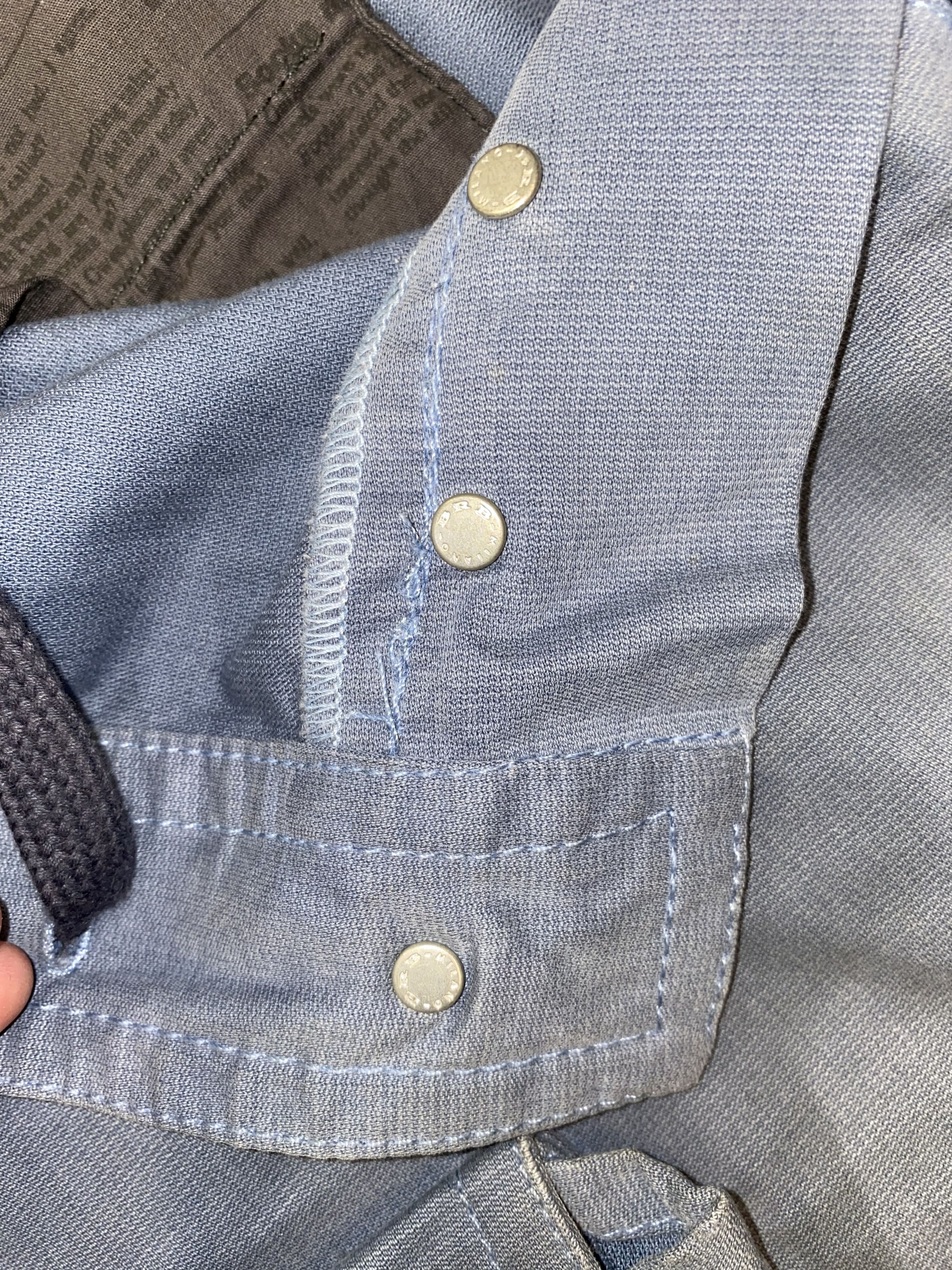 Galliano 3D Pockets Wool Navy Cargo Pants