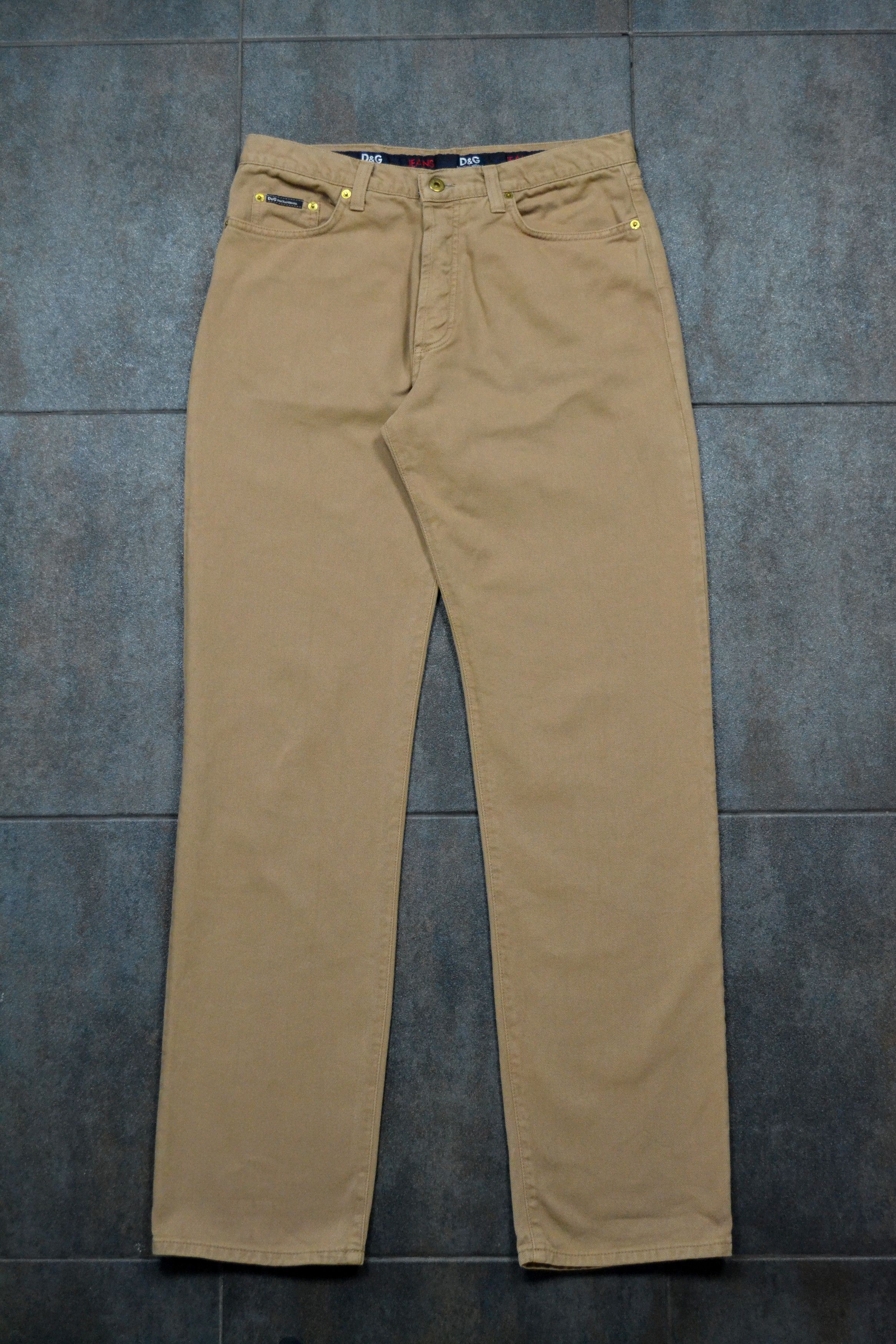 Dolce & Gabbana Vintage Dolce & Gabbana Beige Casual Jeans Pants Size US 36 / EU 52 - 1 Thumbnail
