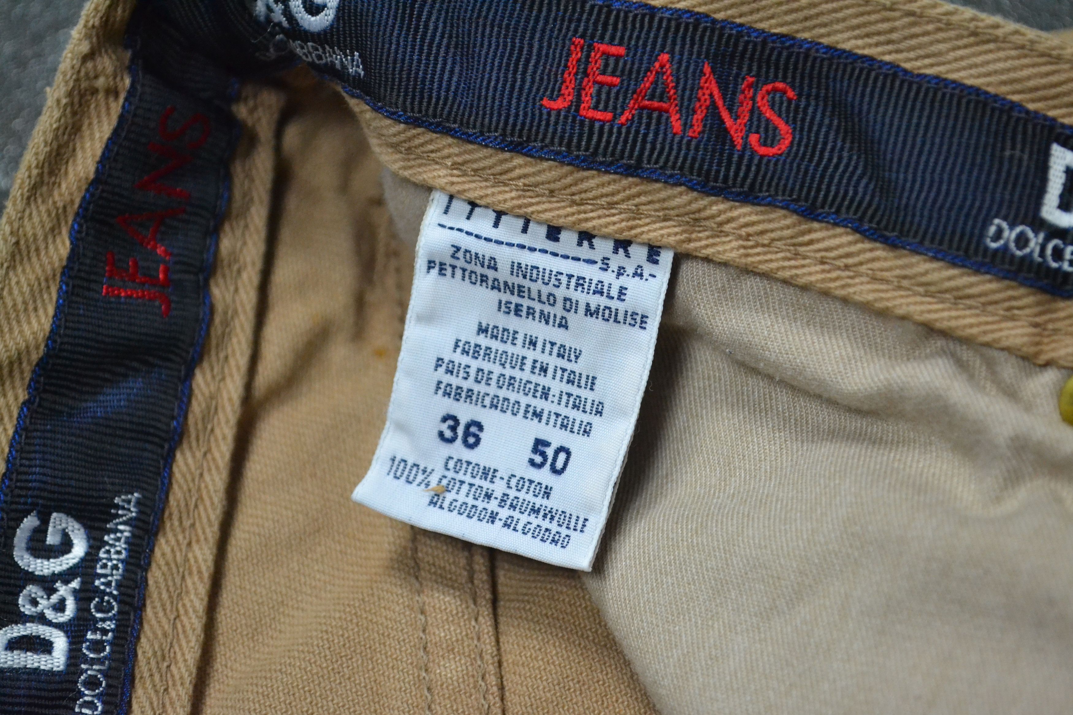 Dolce & Gabbana Vintage Dolce & Gabbana Beige Casual Jeans Pants Size US 36 / EU 52 - 6 Thumbnail