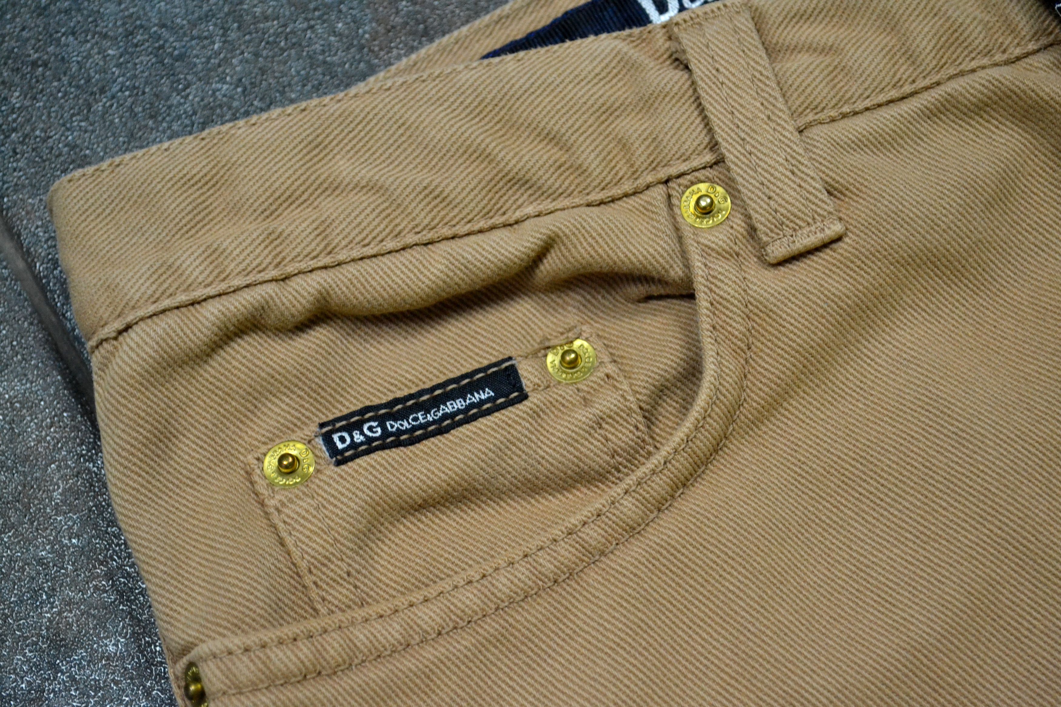 Dolce & Gabbana Vintage Dolce & Gabbana Beige Casual Jeans Pants Size US 36 / EU 52 - 8 Thumbnail