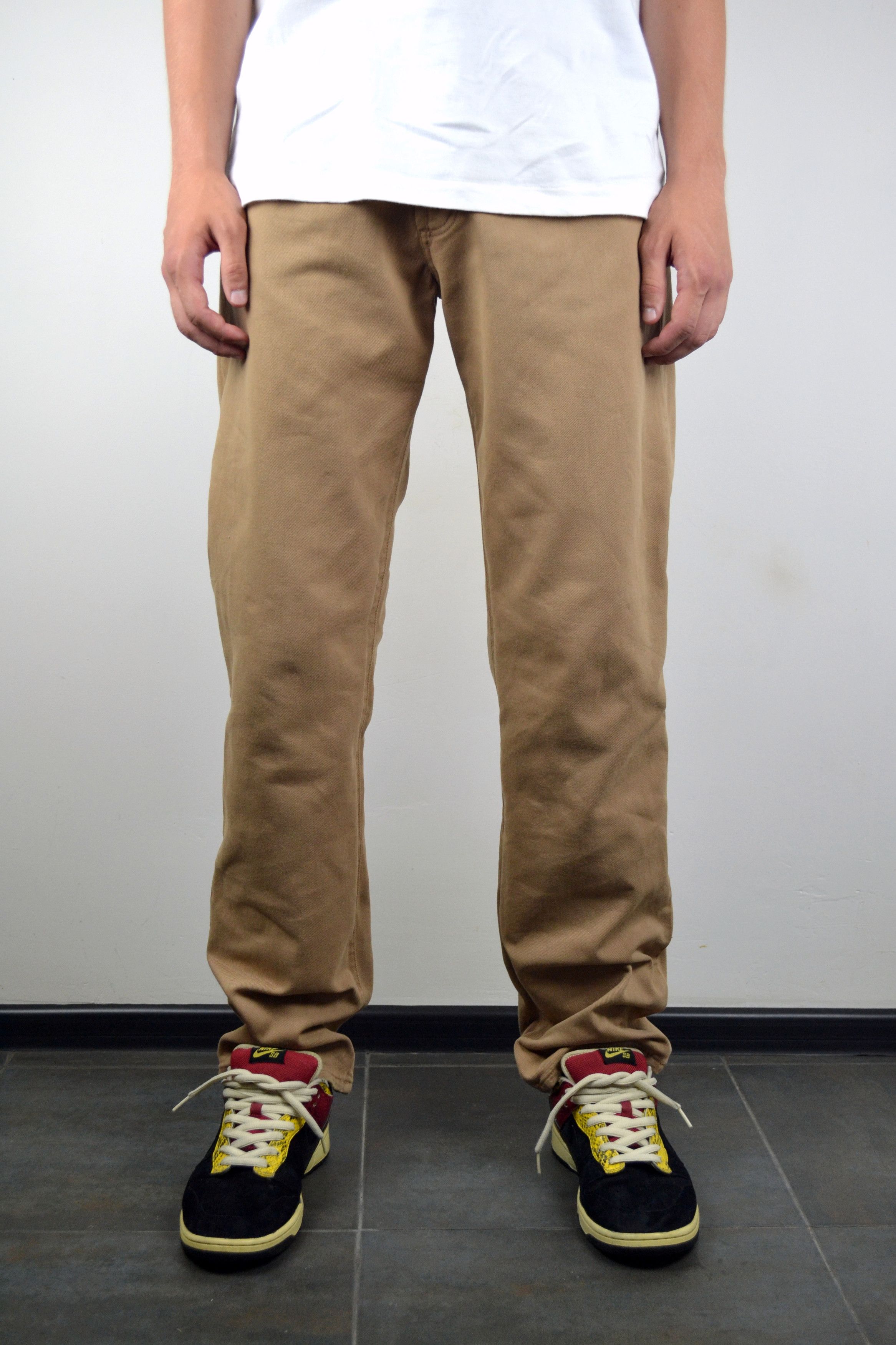 Dolce & Gabbana Vintage Dolce & Gabbana Beige Casual Jeans Pants Size US 36 / EU 52 - 2 Thumbnail