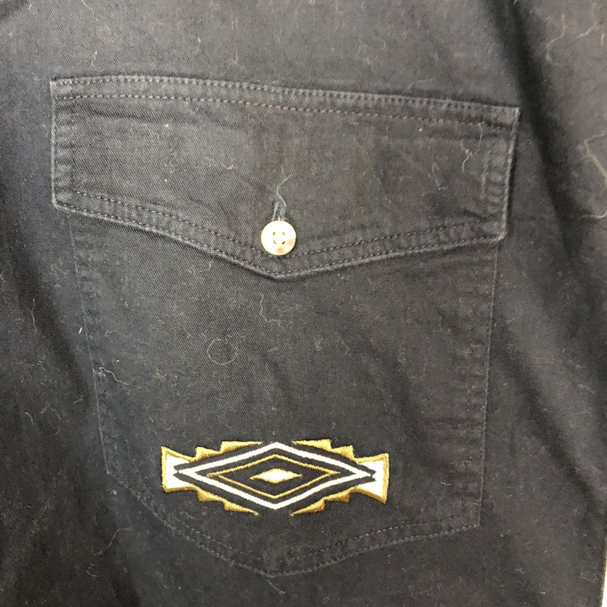 Wrangler Wrangler navajo embroidered Blue Button Up Tshirt #3712 Size US XL / EU 56 / 4 - 10 Thumbnail