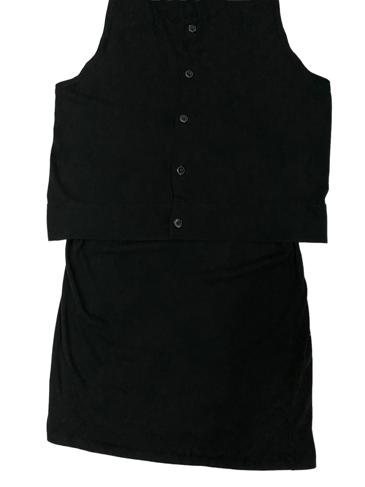 Limi Feu × Yohji Yamamoto AW2021 Yohji Yamamoto x Limi Few Black Tank Top Nice Style Size US S / EU 44-46 / 1 - 4 Thumbnail