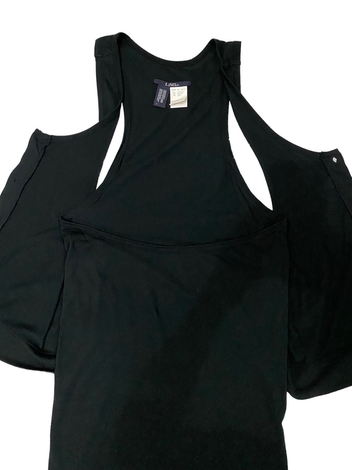 Limi Feu × Yohji Yamamoto AW2021 Yohji Yamamoto x Limi Few Black Tank Top Nice Style Size US S / EU 44-46 / 1 - 6 Thumbnail