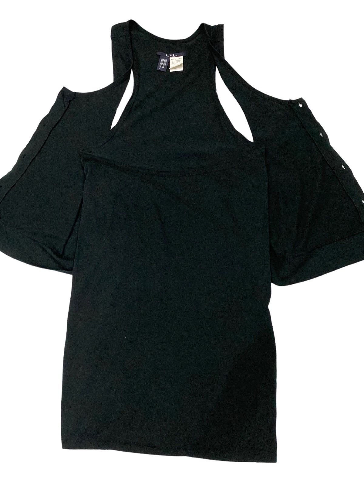 Limi Feu × Yohji Yamamoto AW2021 Yohji Yamamoto x Limi Few Black Tank Top Nice Style Size US S / EU 44-46 / 1 - 2 Thumbnail