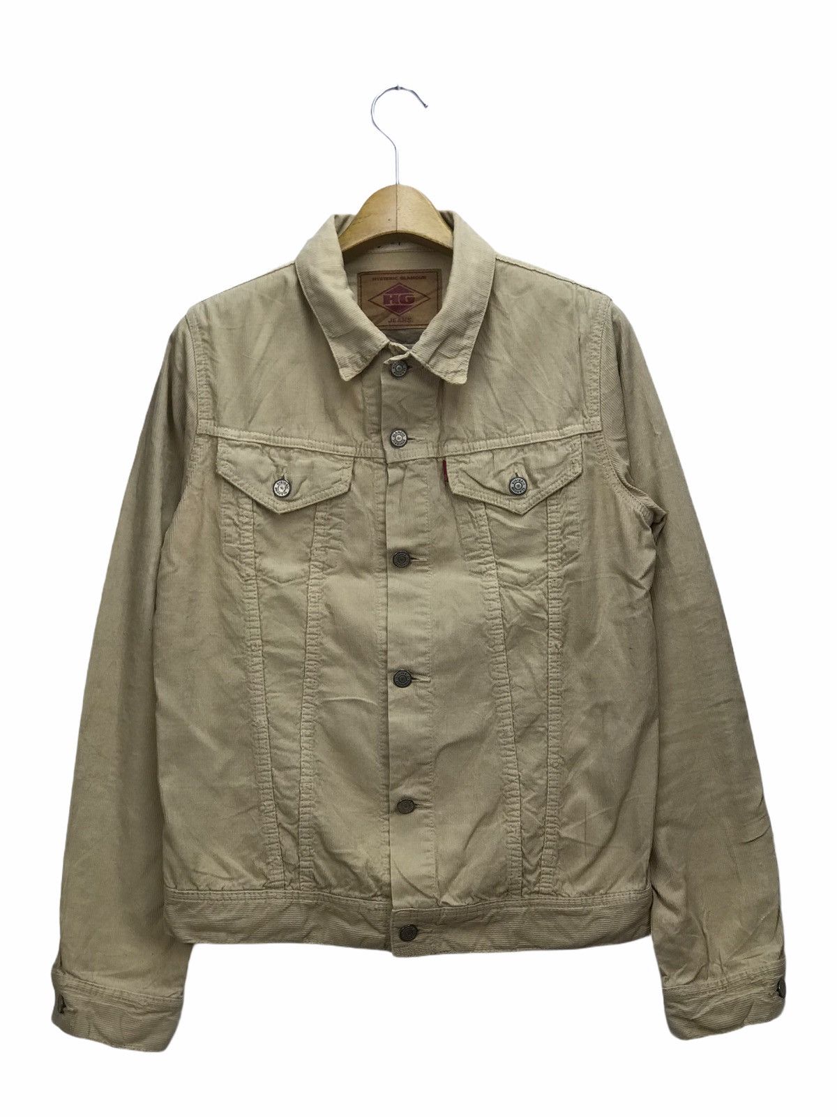 image of Steal!! Vintage Hysteric Glamour Trucker Jacket in Brown, Men's (Size Medium)