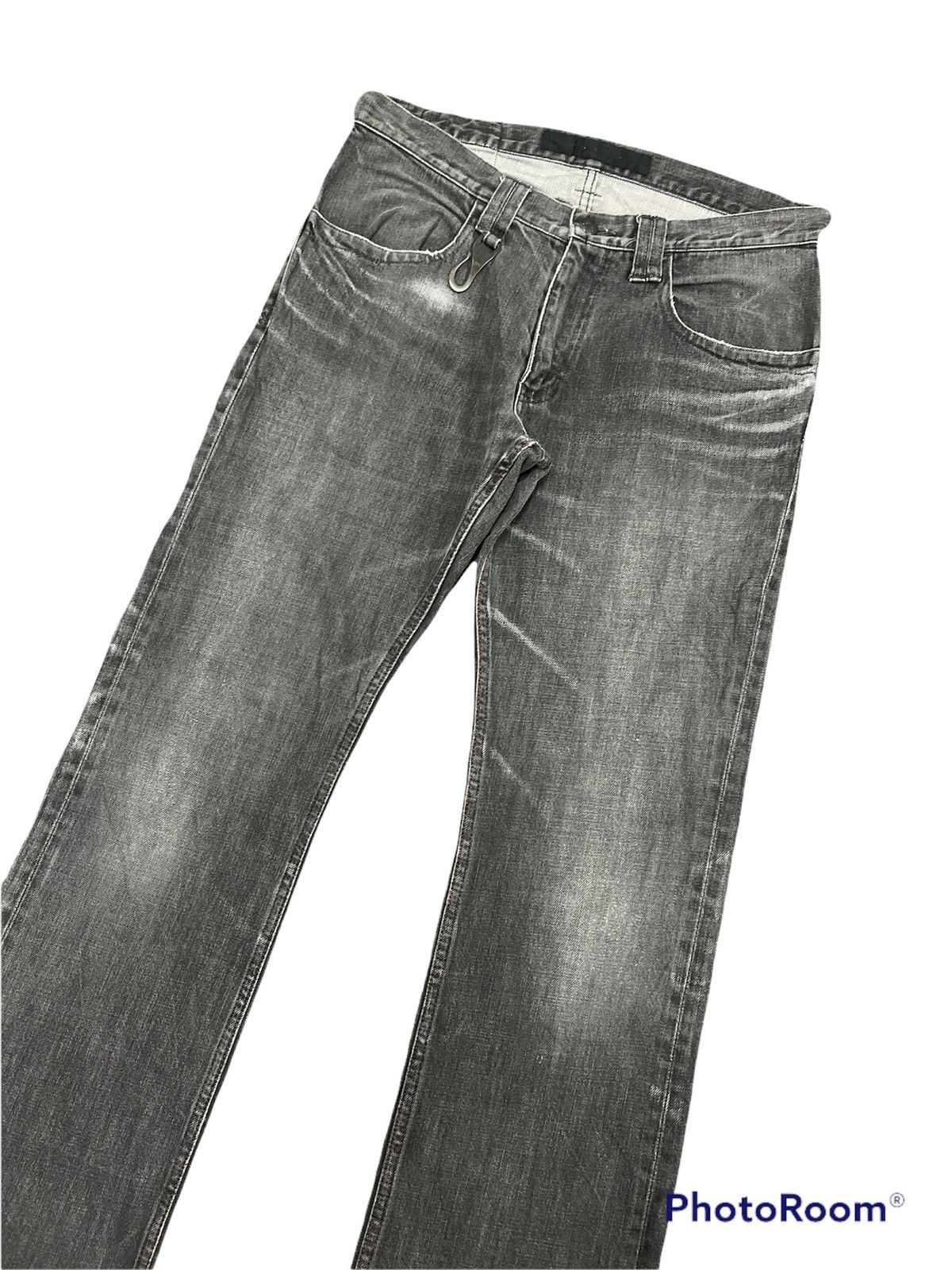 Japanese Brand × Roar × roarguns Japanese Brand Roar Black Wash Gun Style Flared Pants Size US 32 / EU 48 - 6 Thumbnail