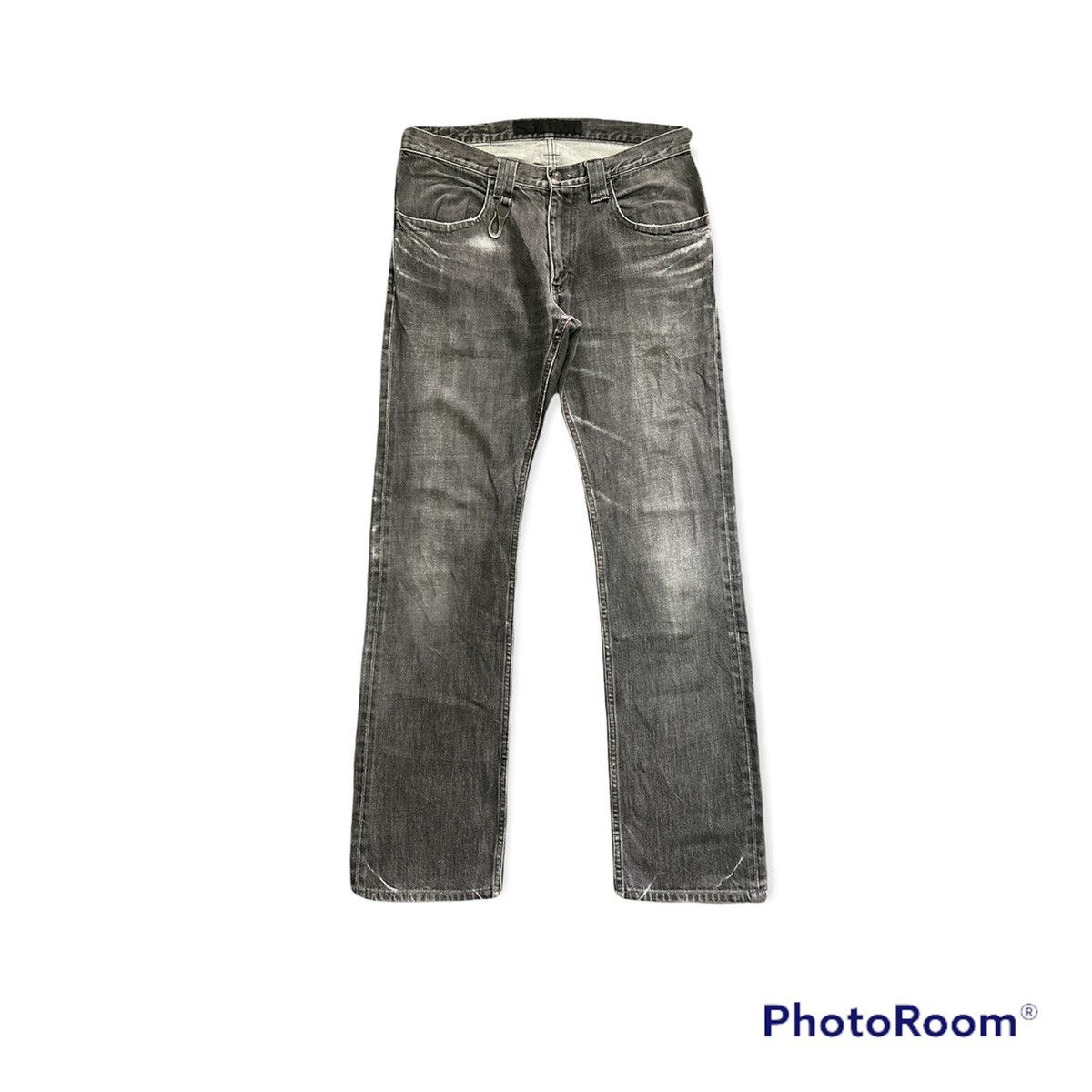 Japanese Brand × Roar × roarguns Japanese Brand Roar Black Wash Gun Style Flared Pants Size US 32 / EU 48 - 2 Thumbnail