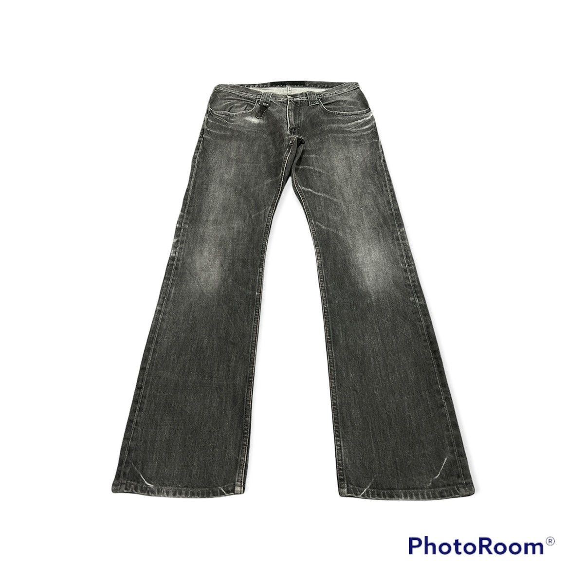 Japanese Brand × Roar × roarguns Japanese Brand Roar Black Wash Gun Style Flared Pants Size US 32 / EU 48 - 7 Thumbnail