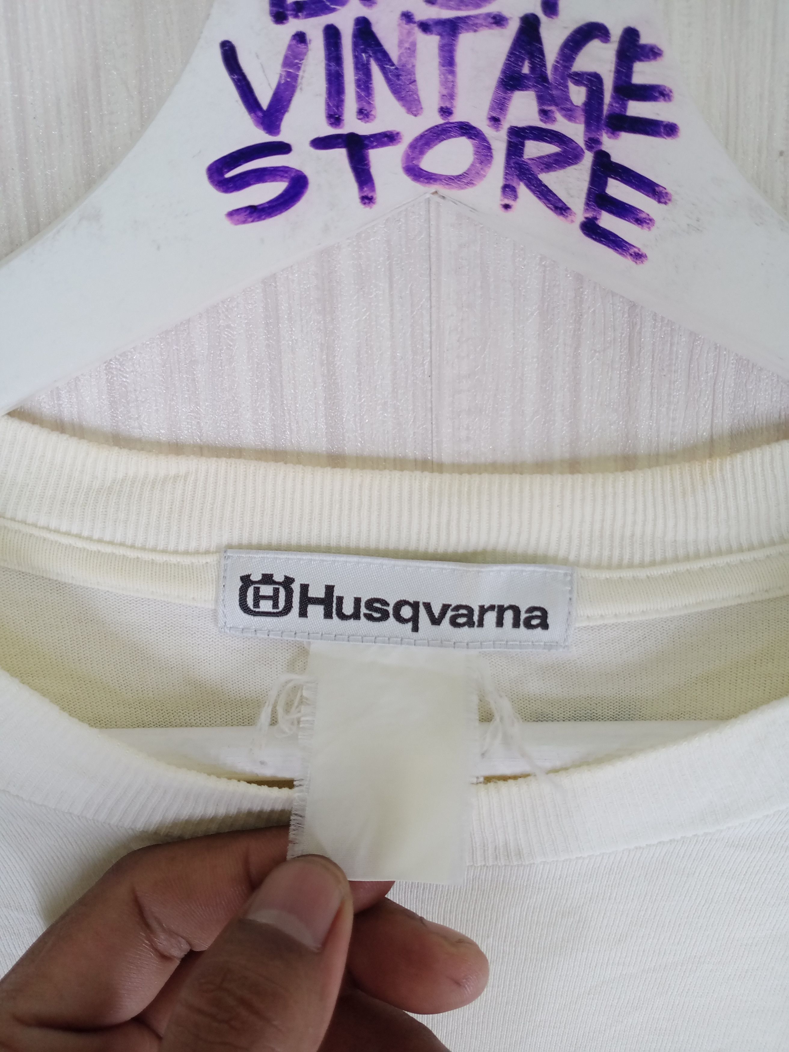 Sports Specialties Vintage 90s Husqvarna Tshirt Size US M / EU 48-50 / 2 - 3 Thumbnail