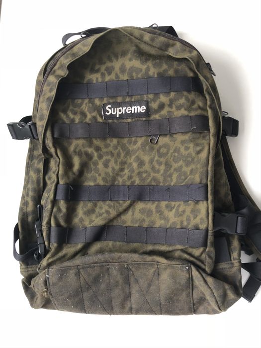 Supreme Supreme 2004SS 16th Leopard Print Backpack | Grailed