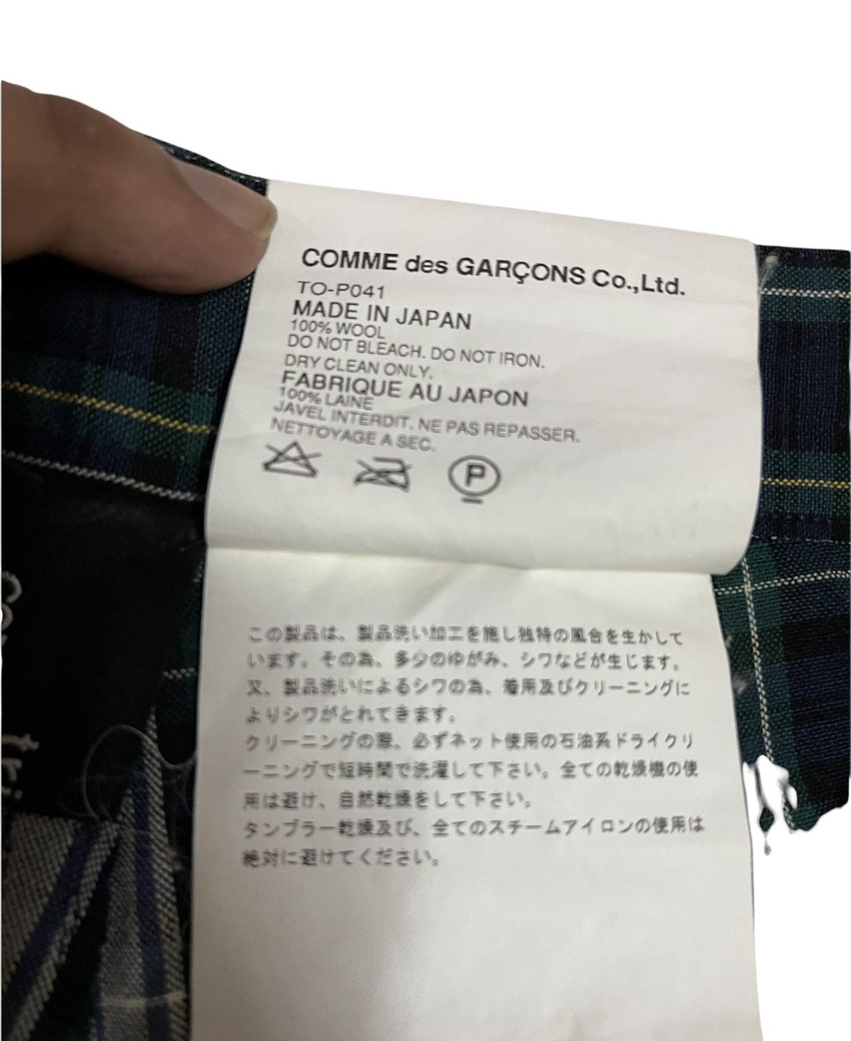 Comme des Garcons Tricot comme des garcons checkeres cropped wools pants Size US 34 / EU 50 - 4 Thumbnail