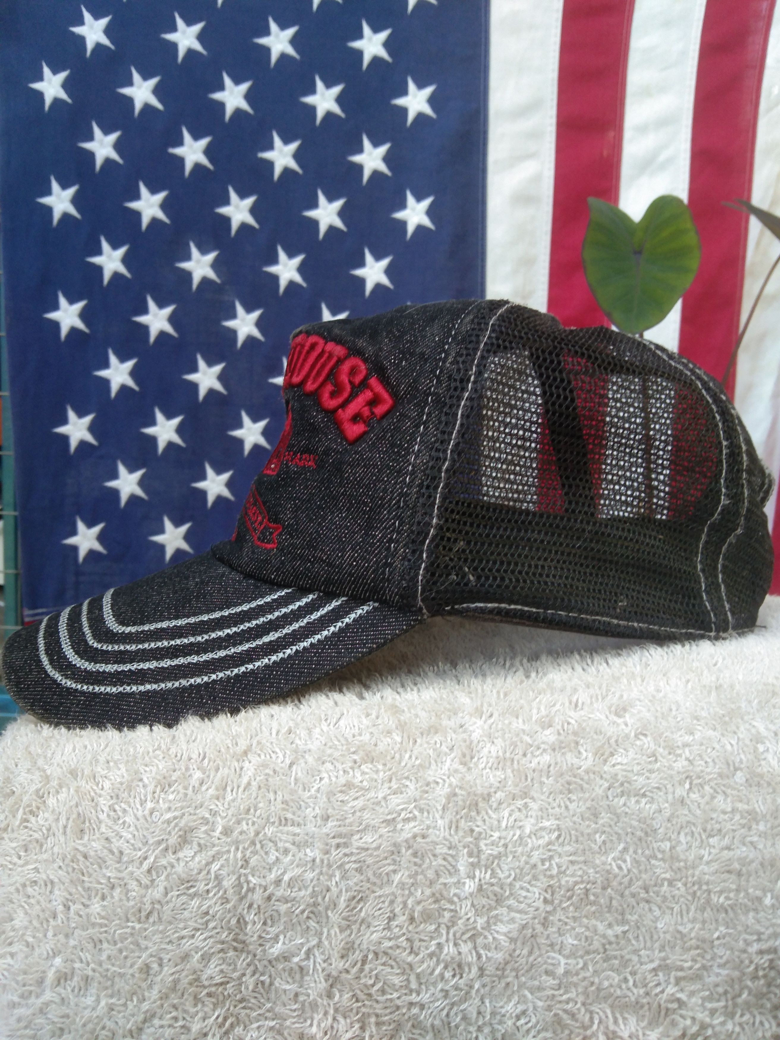 Vintage VINTAGEWORKWEAR 🔥🔥 ROUND HOUSE WORKWEAR TRUCKER HAT Size ONE SIZE - 6 Thumbnail