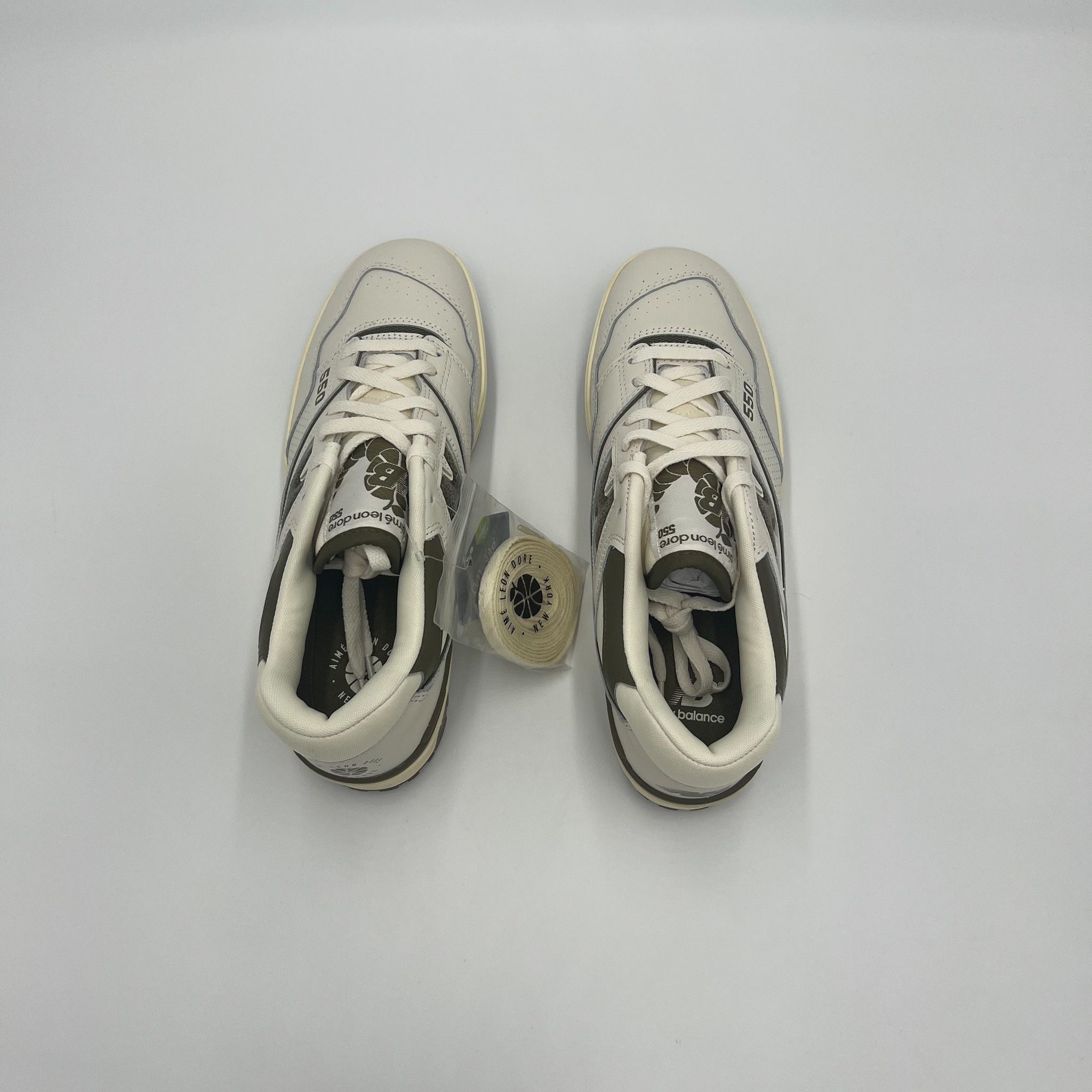 Size 8.5 • Aimé Leon Dore X New Balance 550 Olive Menswear