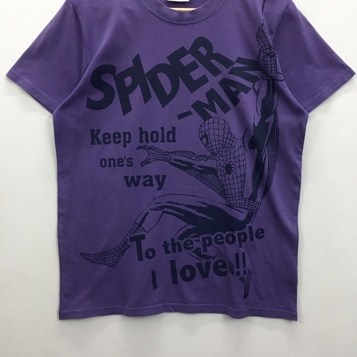 Marvel Comics Vintage SPIDERMAN Overprint Tshirt Size US M / EU 48-50 / 2 - 5 Thumbnail