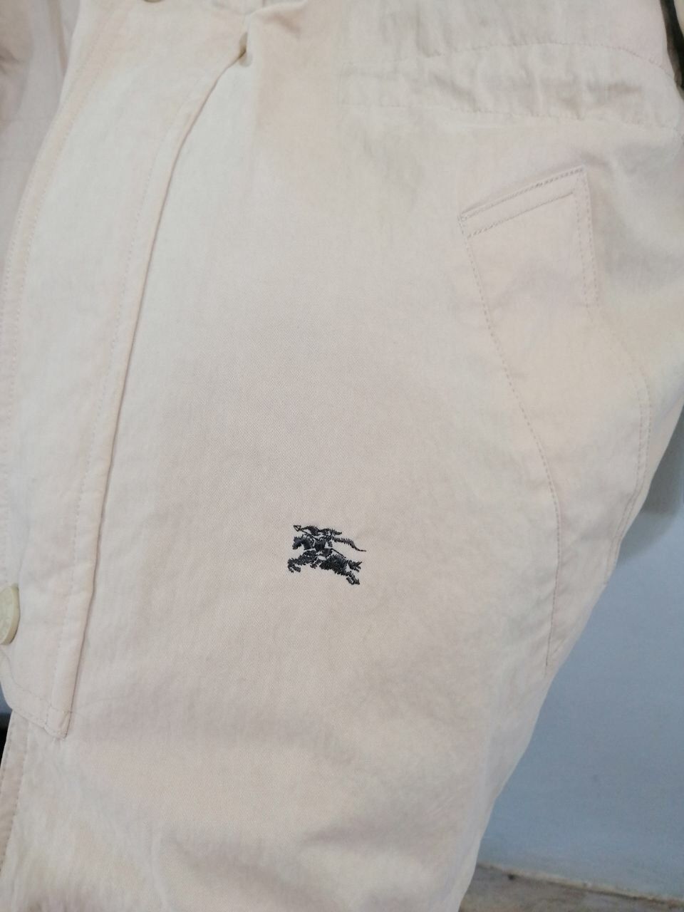 Burberry BURBERRY Parka Jacket Small Logo Design Light Color Design Size US L / EU 52-54 / 3 - 5 Thumbnail