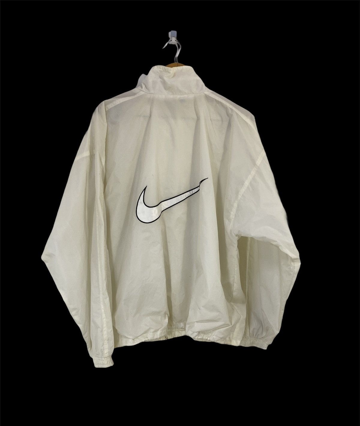Nike Vintage Nike Swoosh Windbreaker Jacket Big Logo Design Size US M / EU 48-50 / 2 - 1 Thumbnail